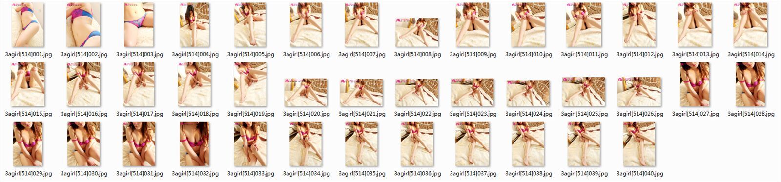 [3agirl] 2015.11.23 No.514 AAA girl wants butterfly legs Lulu