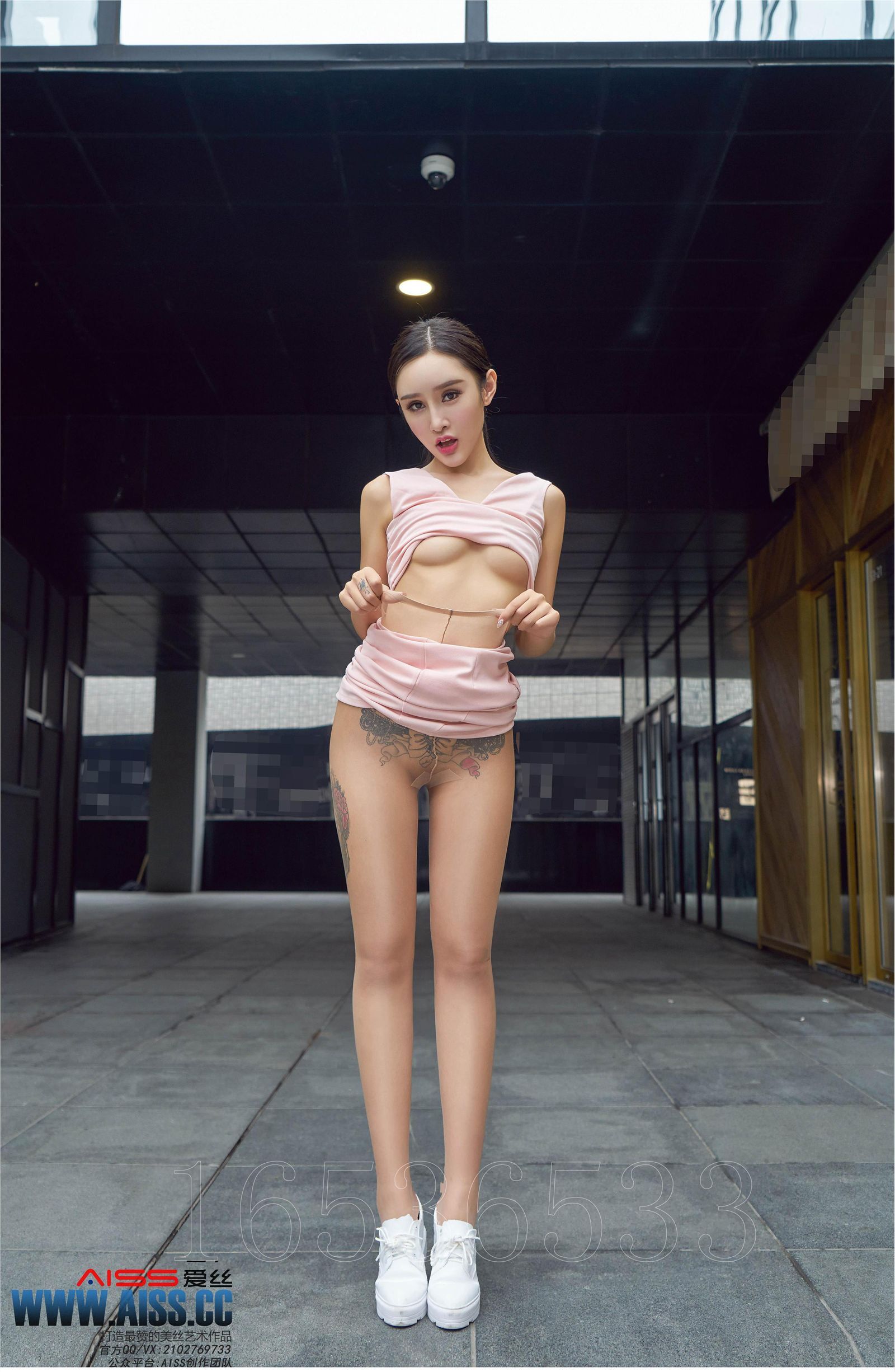 [AISs love] silk stockings leg beauty 4108 Xinyang street corner beauty