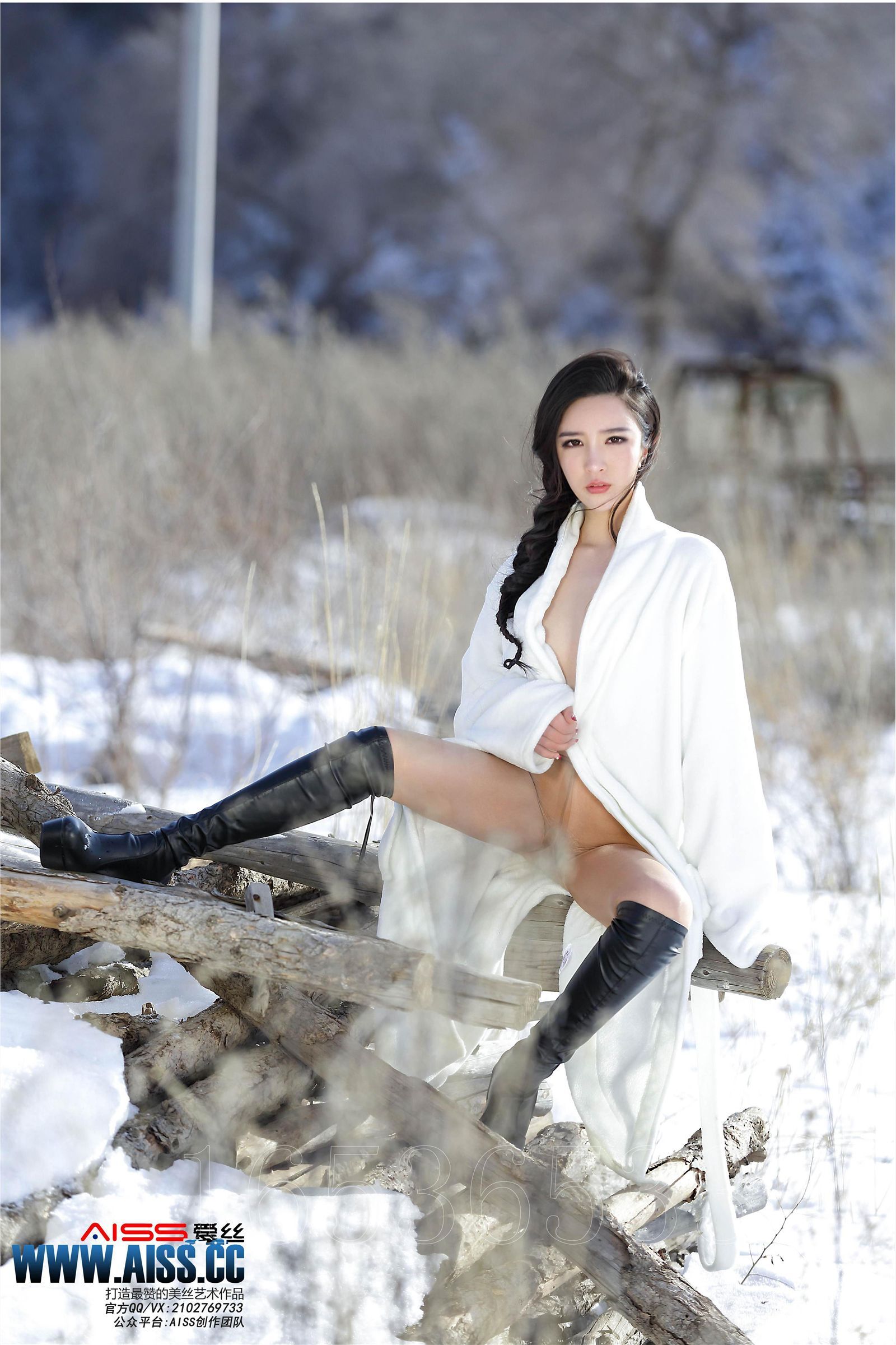 [AISs love] silk stockings leg beauty outdoor shoot 4114 ice goddess