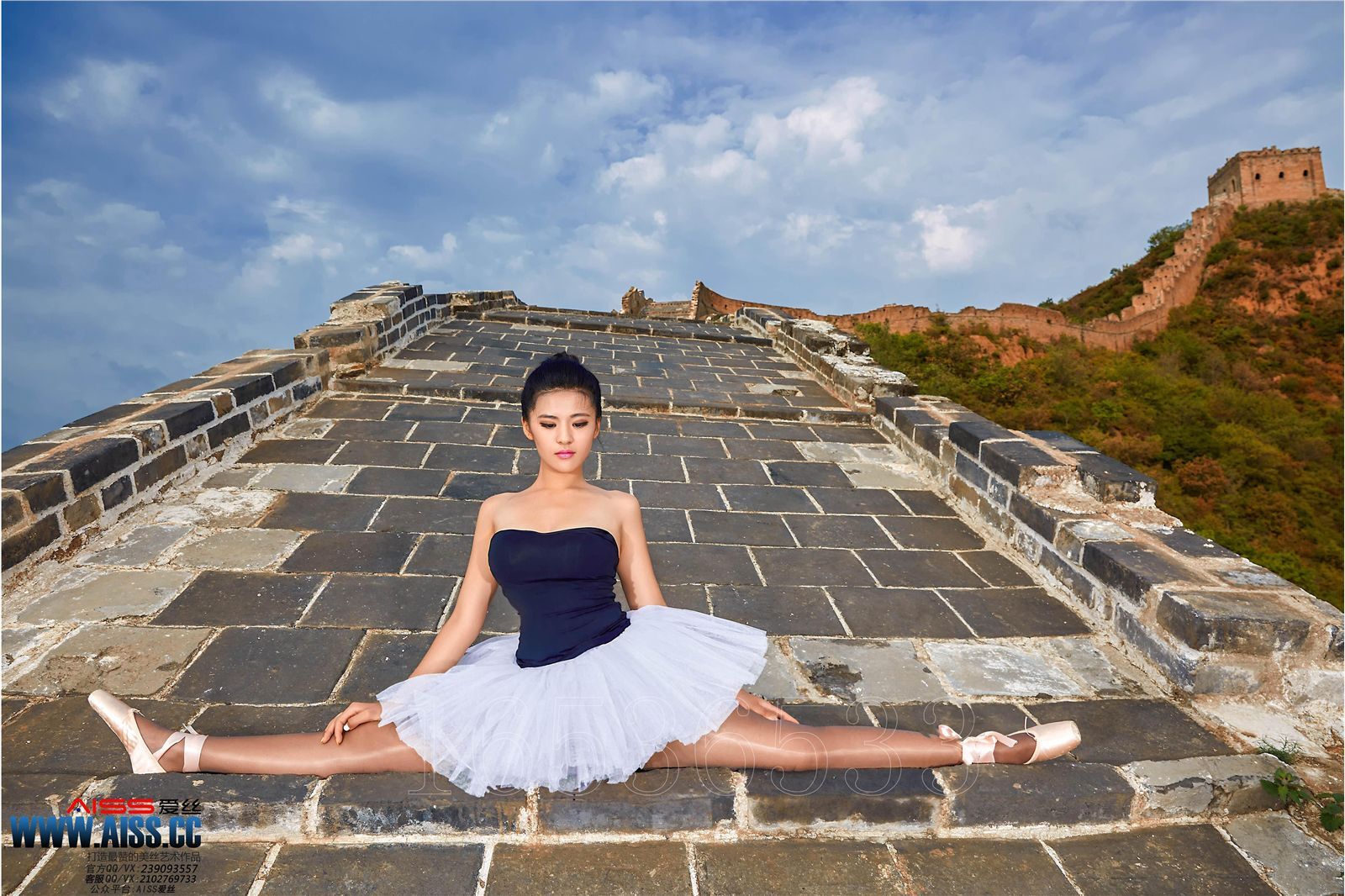 AISs No. 6016 [top of the Great Wall, dance of silk stockings]