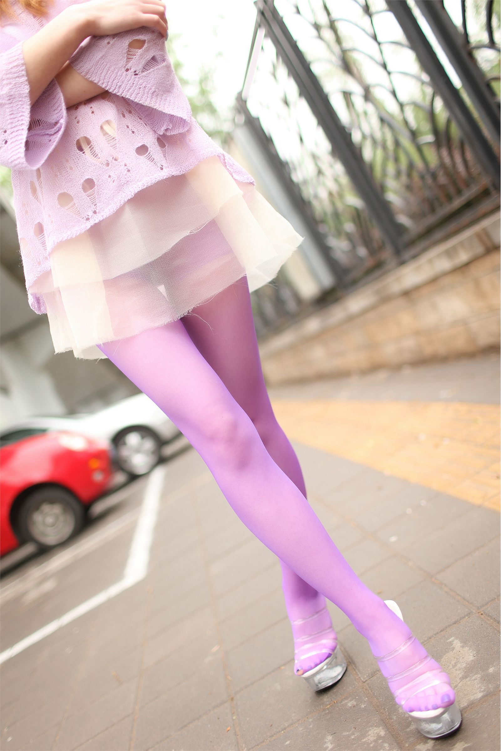 [AISs love silk] silk stockings leg shooting no.021 spring rain like oil, oil like silk