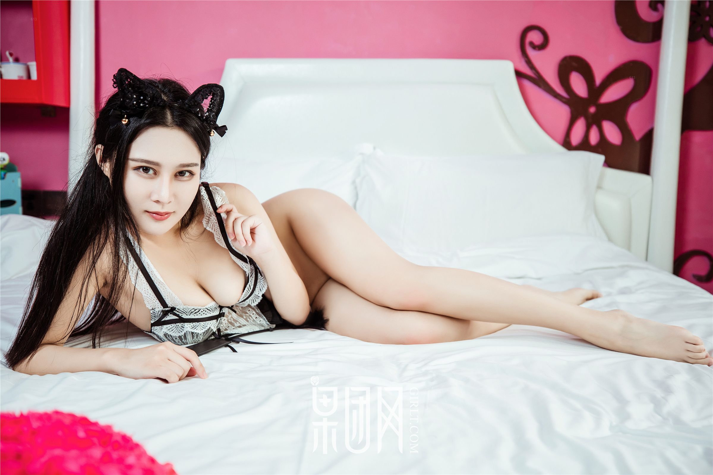 [girl] Guotuan 2017-07-08 Vol.026 sexy kitten demon black silk temptation