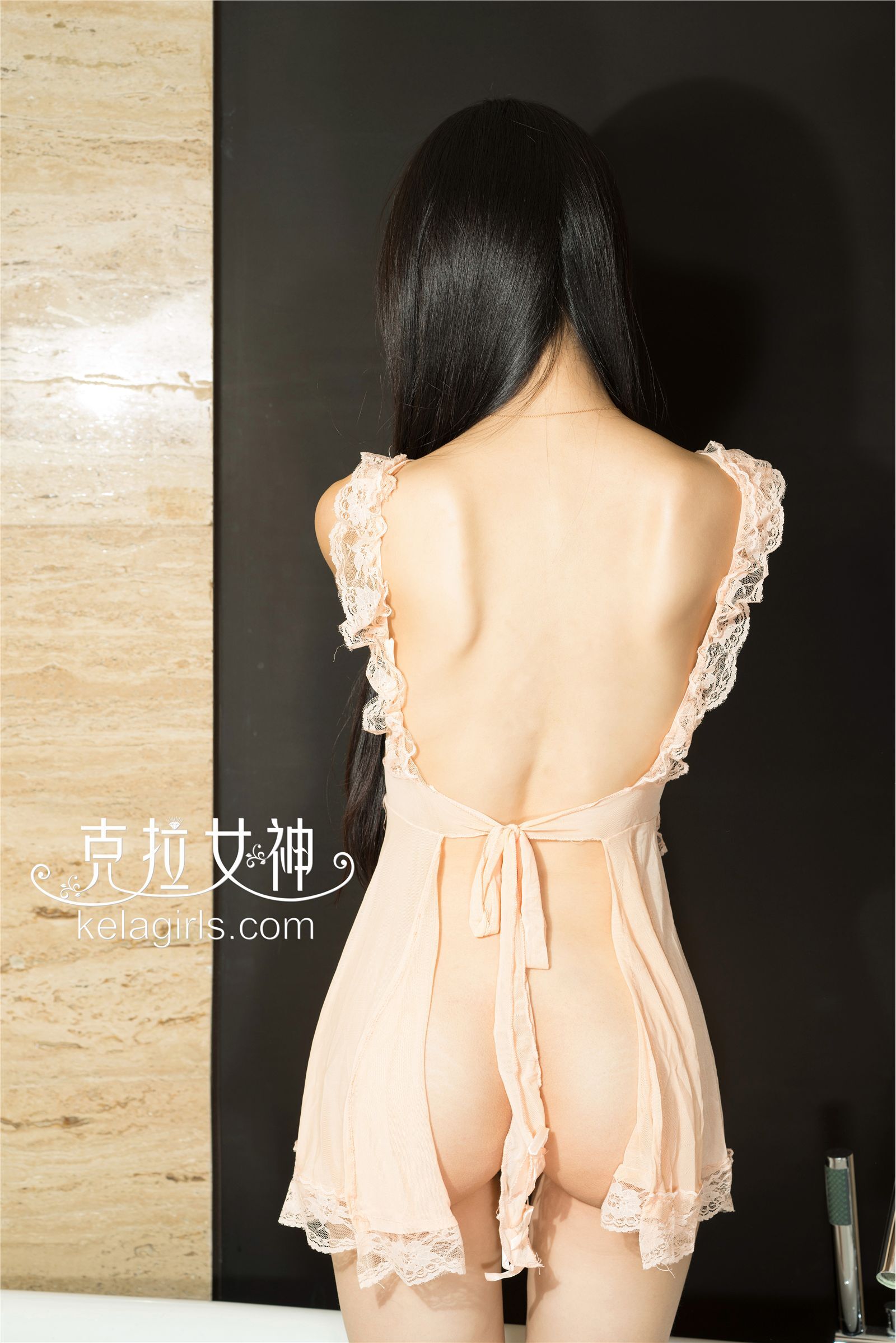 [Kela girls] Clara goddess April 29, 2017 Wu Qianqian apron spring light