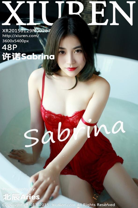 [XIUREN秀人网]2015.01.29 NO.287 许诺Sabrina