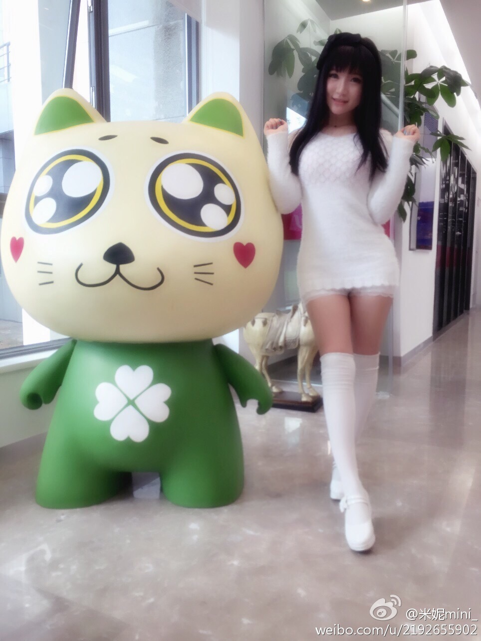 Xiaoren Meiyuan museum's big cute girl - Minnie big cute welfare selfie package download