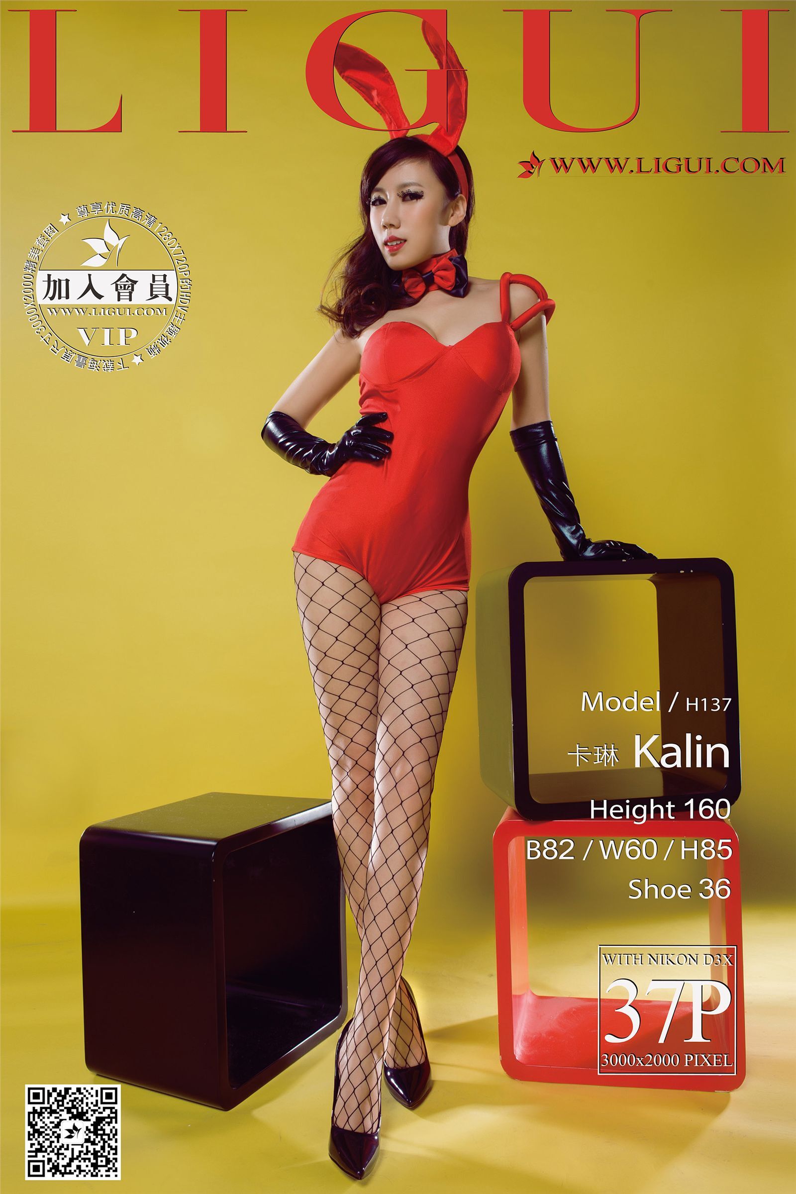 [ligui cabinet] 2016.01.13 online beauty model Karin