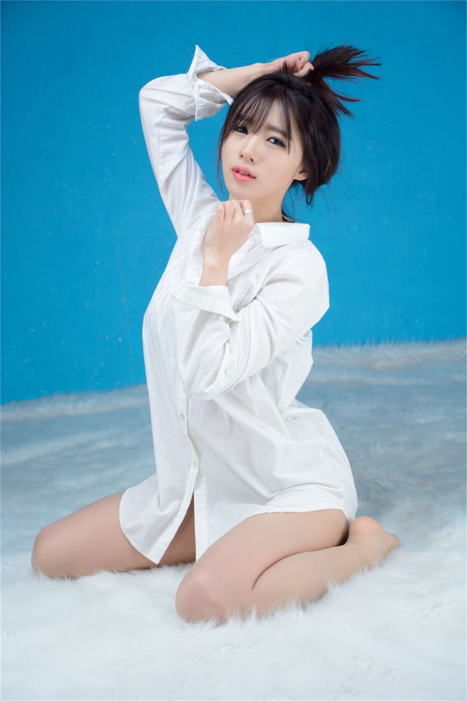 韩国美女宋珠娥-写真纯白玉兔