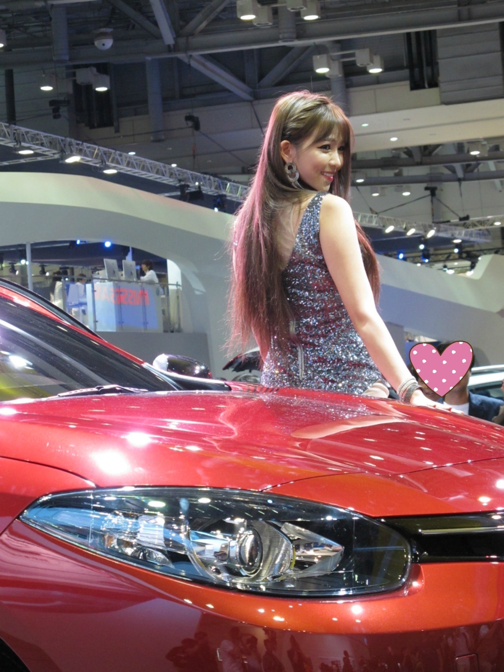 South Korean model goddess Li Enhui 2014 Busan International Auto Show atlas package 3