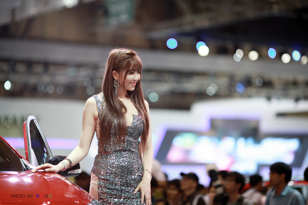 South Korean model goddess Li Enhui 2014 Busan International Auto Show atlas package 3