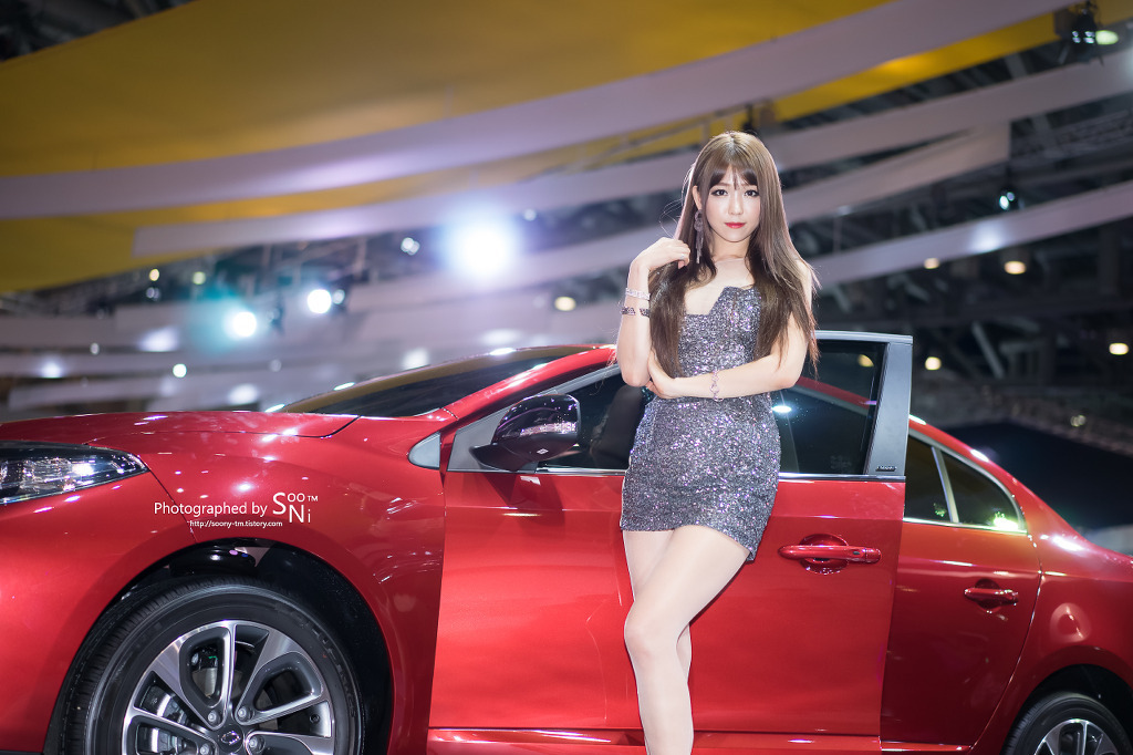 South Korean model goddess Li Enhui 2014 Busan International Auto Show atlas package 3