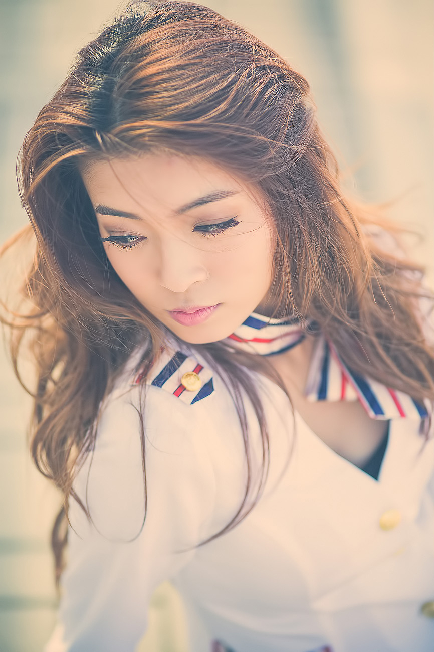 Liu Siqi, beautiful stewardess, Hong Kong International Airport