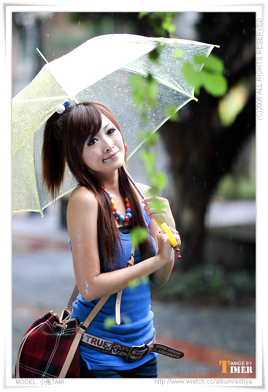 Taiwan pure beauty - Rabbit Tami - External shoot of NTU