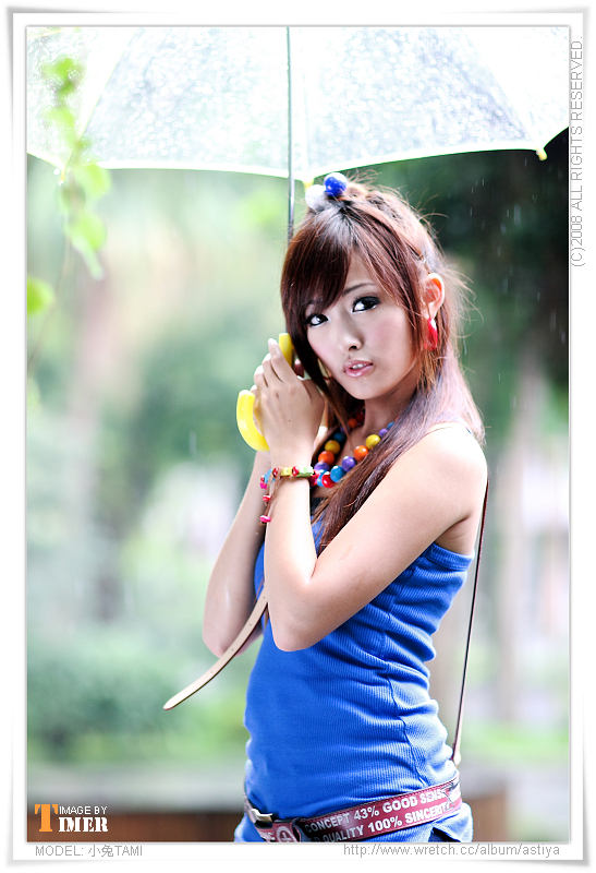 Taiwan pure beauty - Rabbit Tami - External shoot of NTU