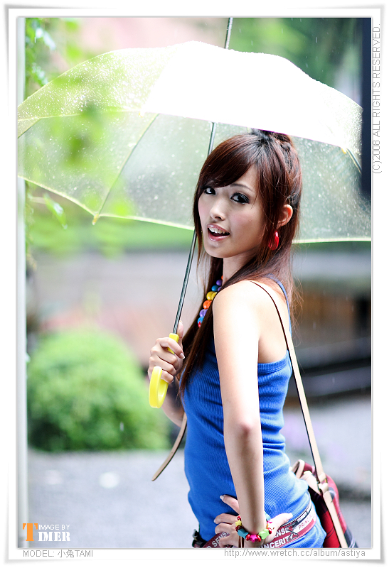 Taiwan pure beauty - Rabbit Tami - External shoot of NTU