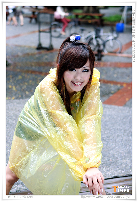 Taiwan pure beauty - Rabbit Tami - External shoot of NTU