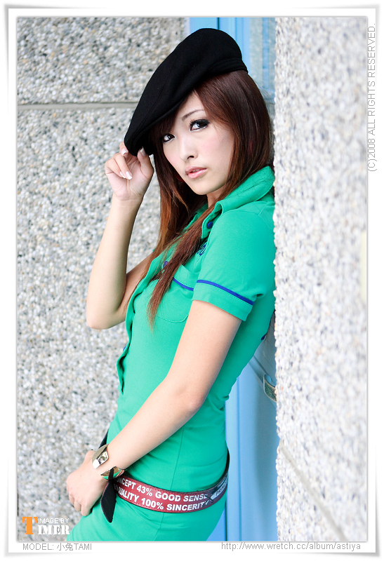 Taiwan pure beauty - Rabbit Tami - External shoot of NTU