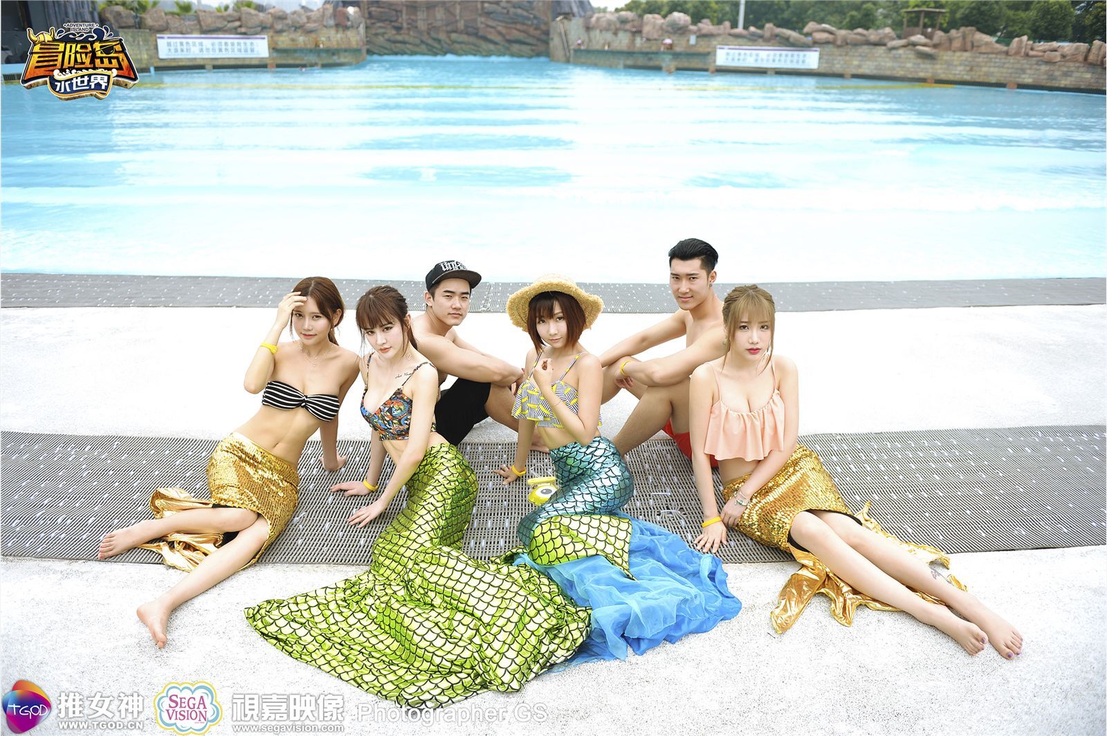 Tgod 2016.07.07 Adventure Island water world milk ChuChu, Cheryl Qingshu, akiki zhuromu, Lu Wei