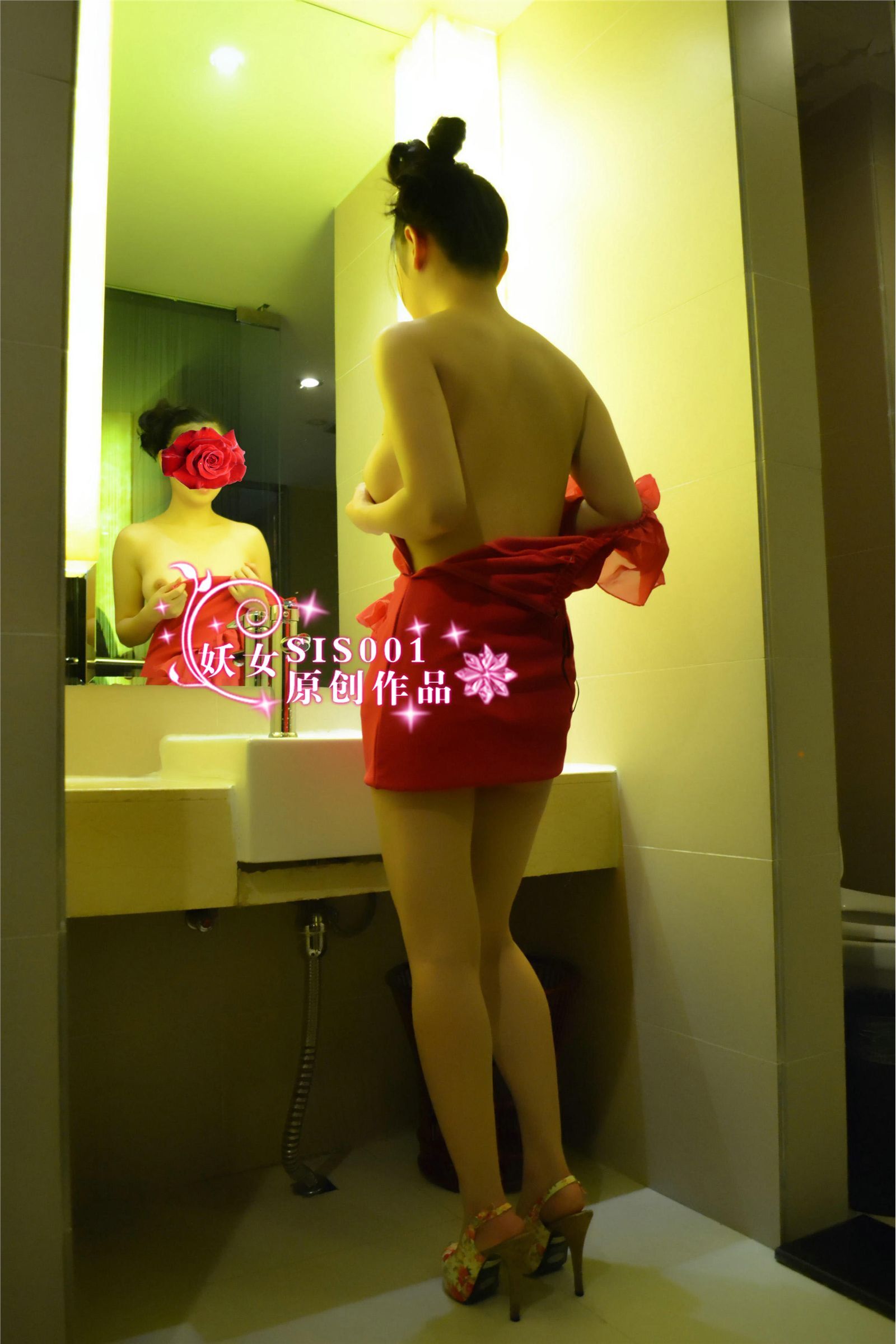 [original series of enchantress] model wife's super pink evening dress short skirt challenges all ps beauties