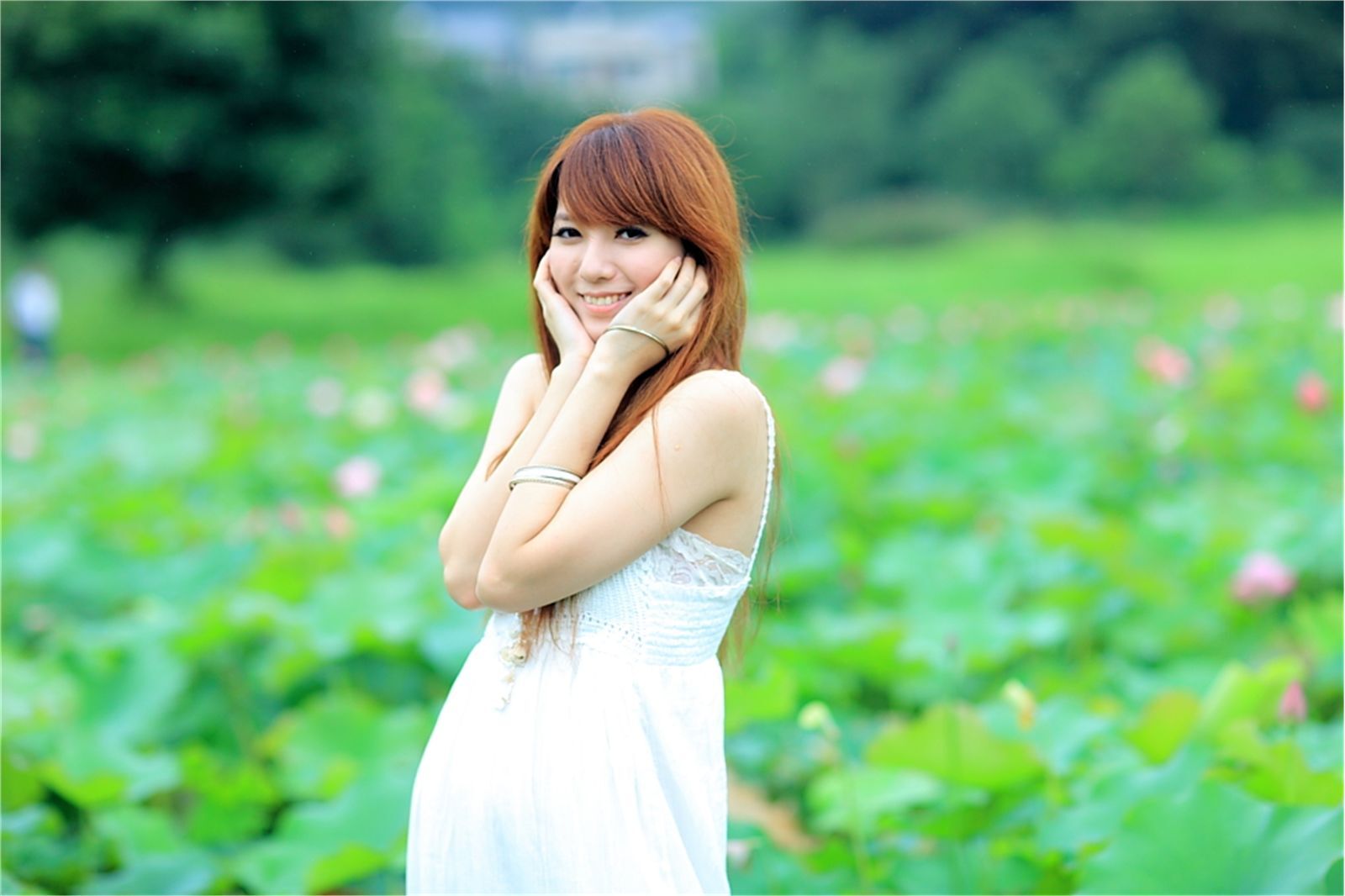 Early summer countryside scenery photo of Taiwan pure beauty Xiaojing farm