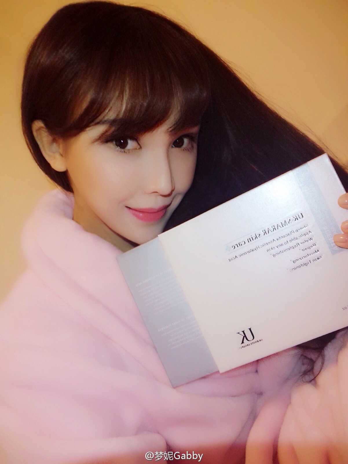 Angelababy Mengni Gabby micro blog Atlas