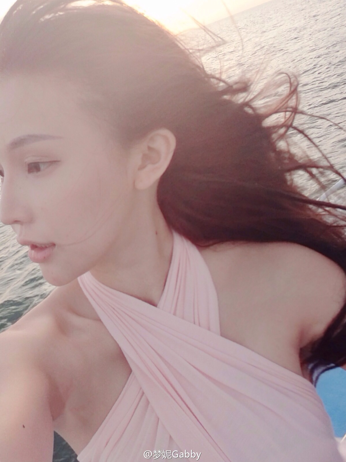 Angelababy Mengni Gabby micro blog Atlas