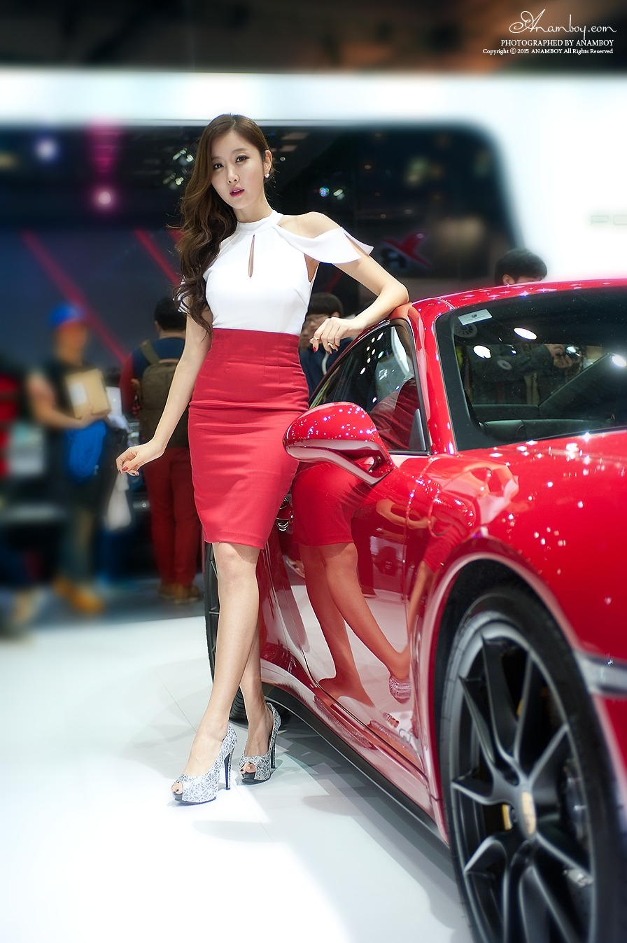 2015韩国国际车展韩国丽人崔星雅