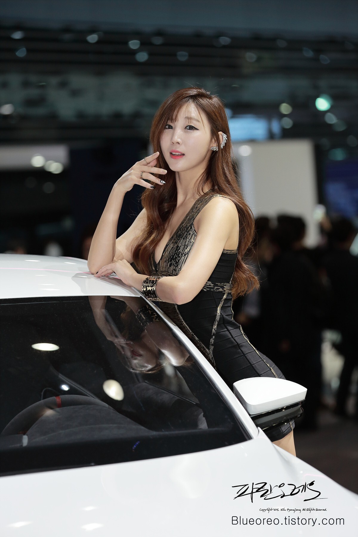 2015韩国国际车展超级车模李柳恩