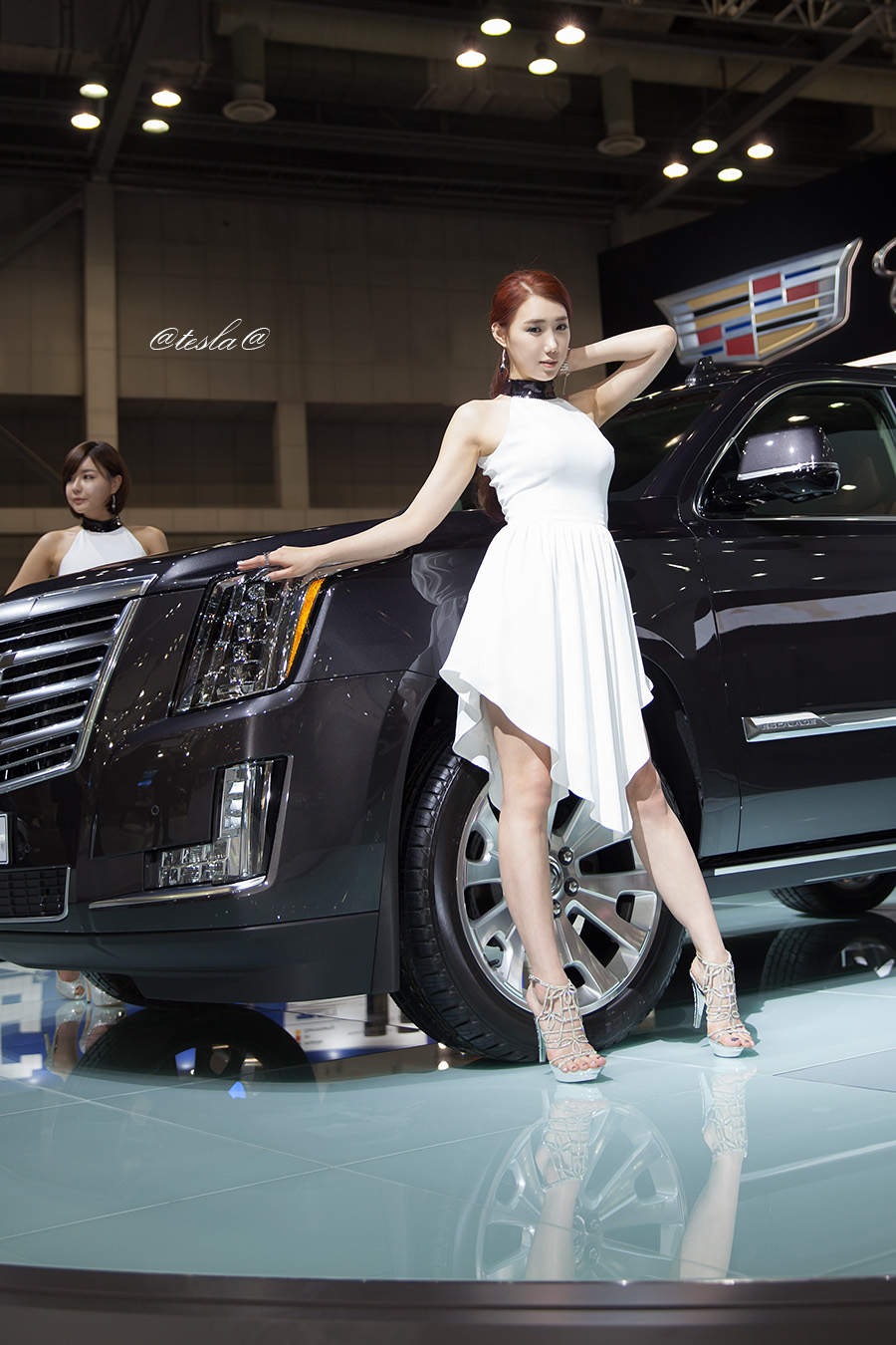 2015韩国国际车展超级车模李圣花