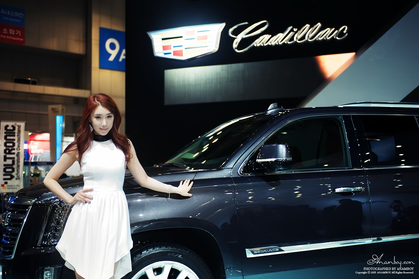 2015 Korea International Auto Show super car model Li Shenghua