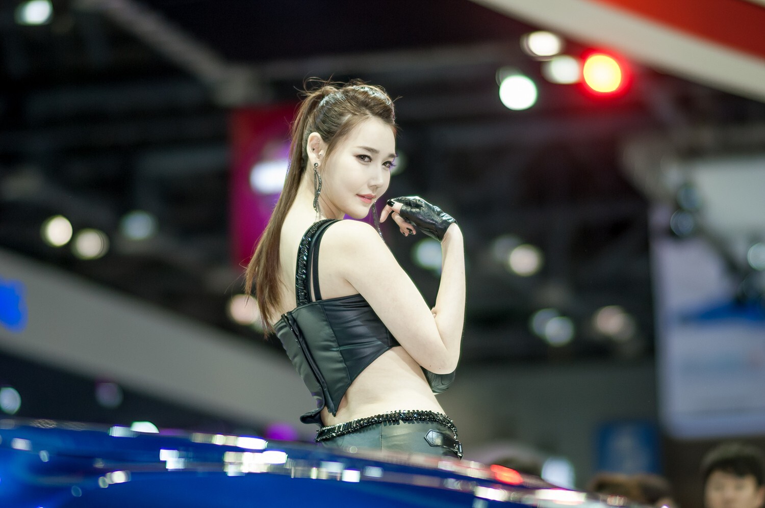 2015 Korea International Auto Show super model Li Xiaoying