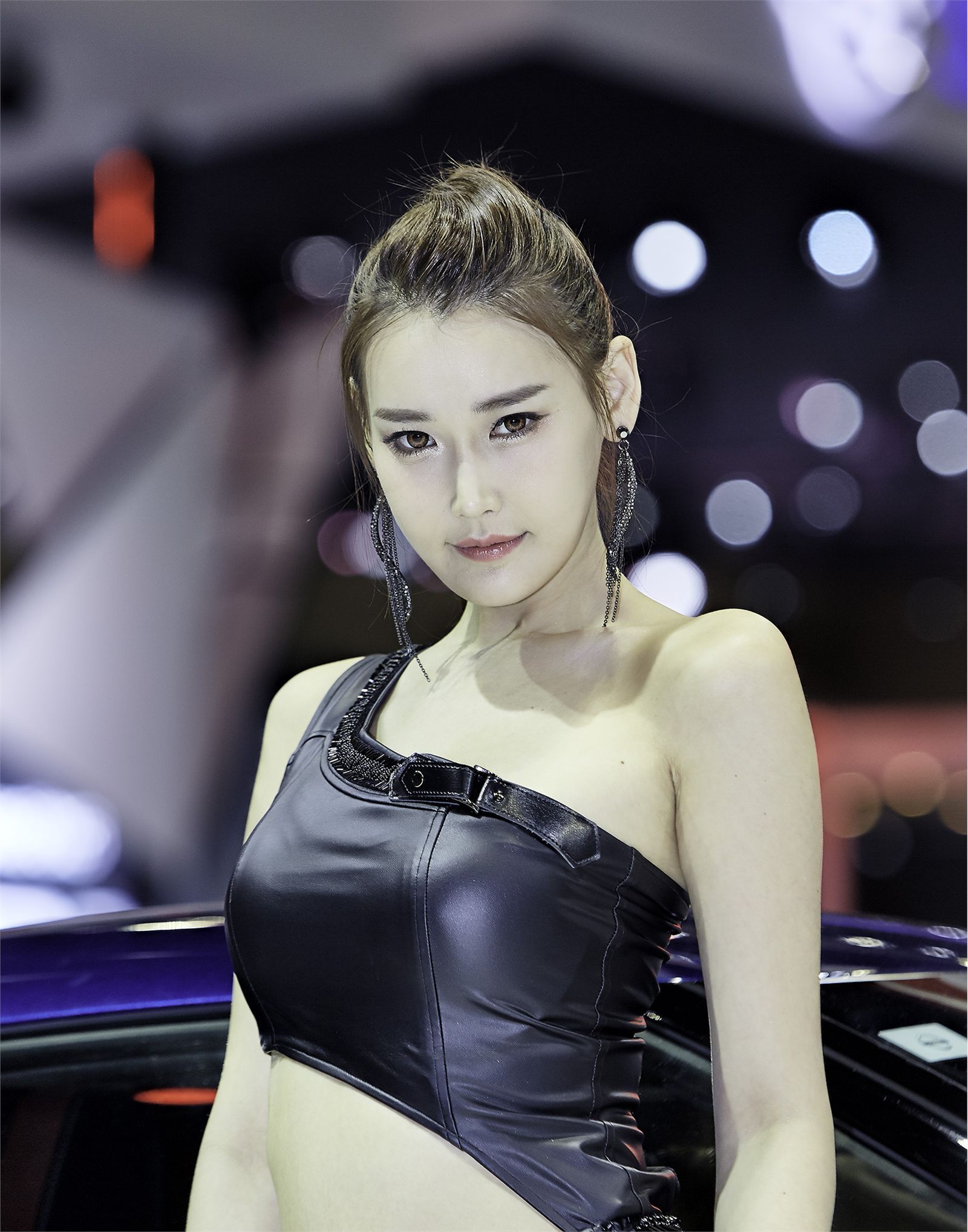 2015韩国国际车展超级车模李晓英