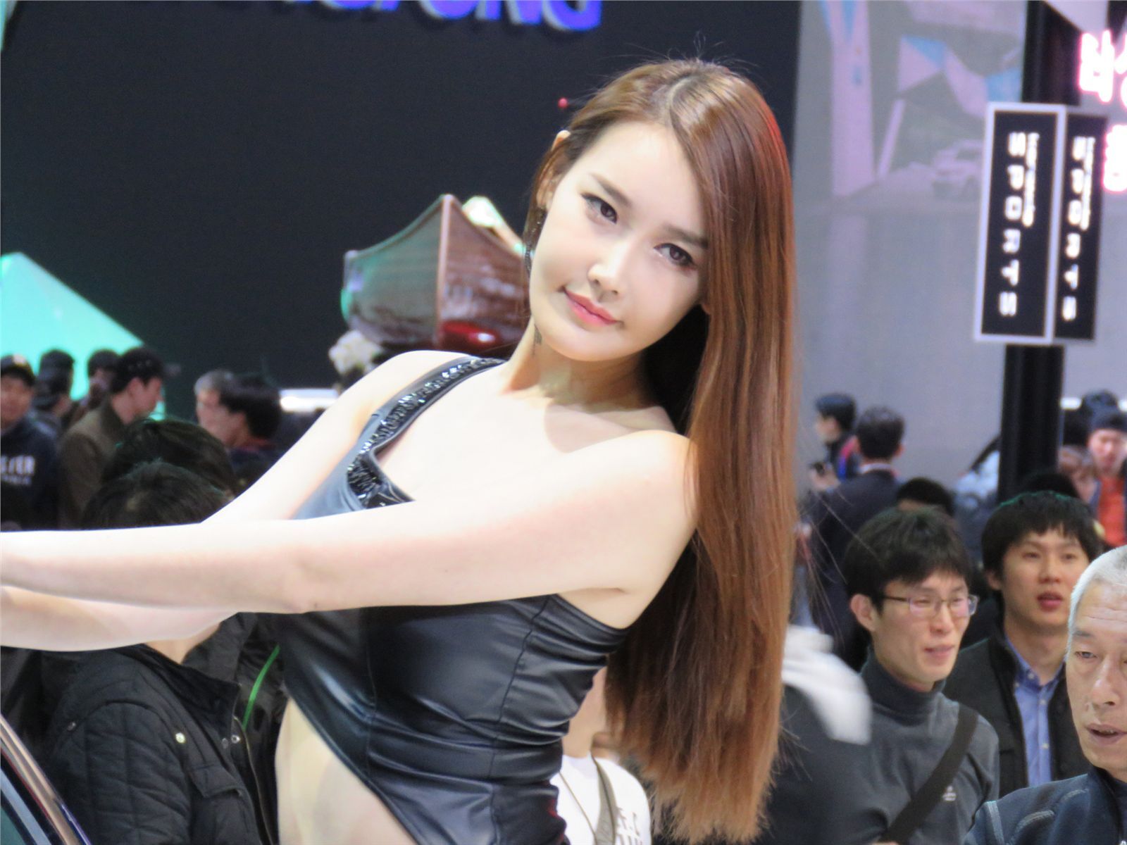 2015 Korea International Auto Show super model Li Xiaoying