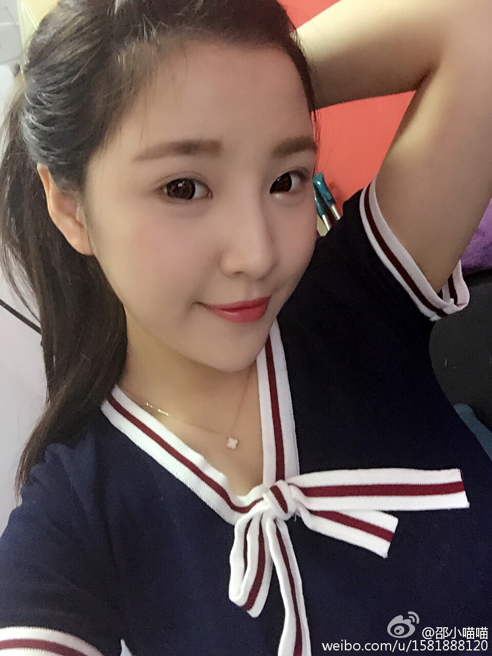 Shao Xiaomiao, a beauty with long hair