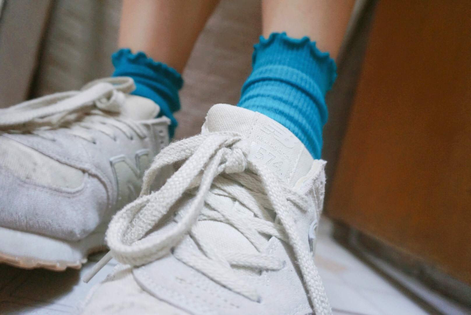 Like - blue cotton socks