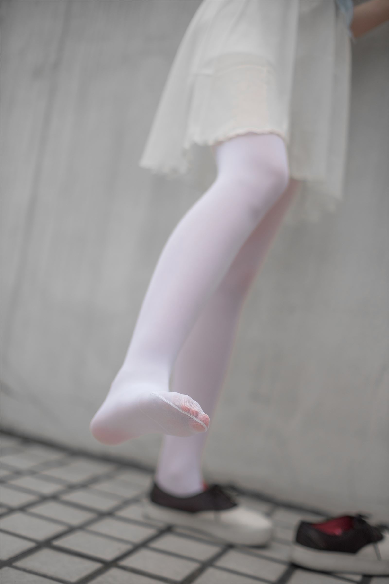 [Sen Luo consortia] rolis foot photo r15-007 Tulle girl on windowsill