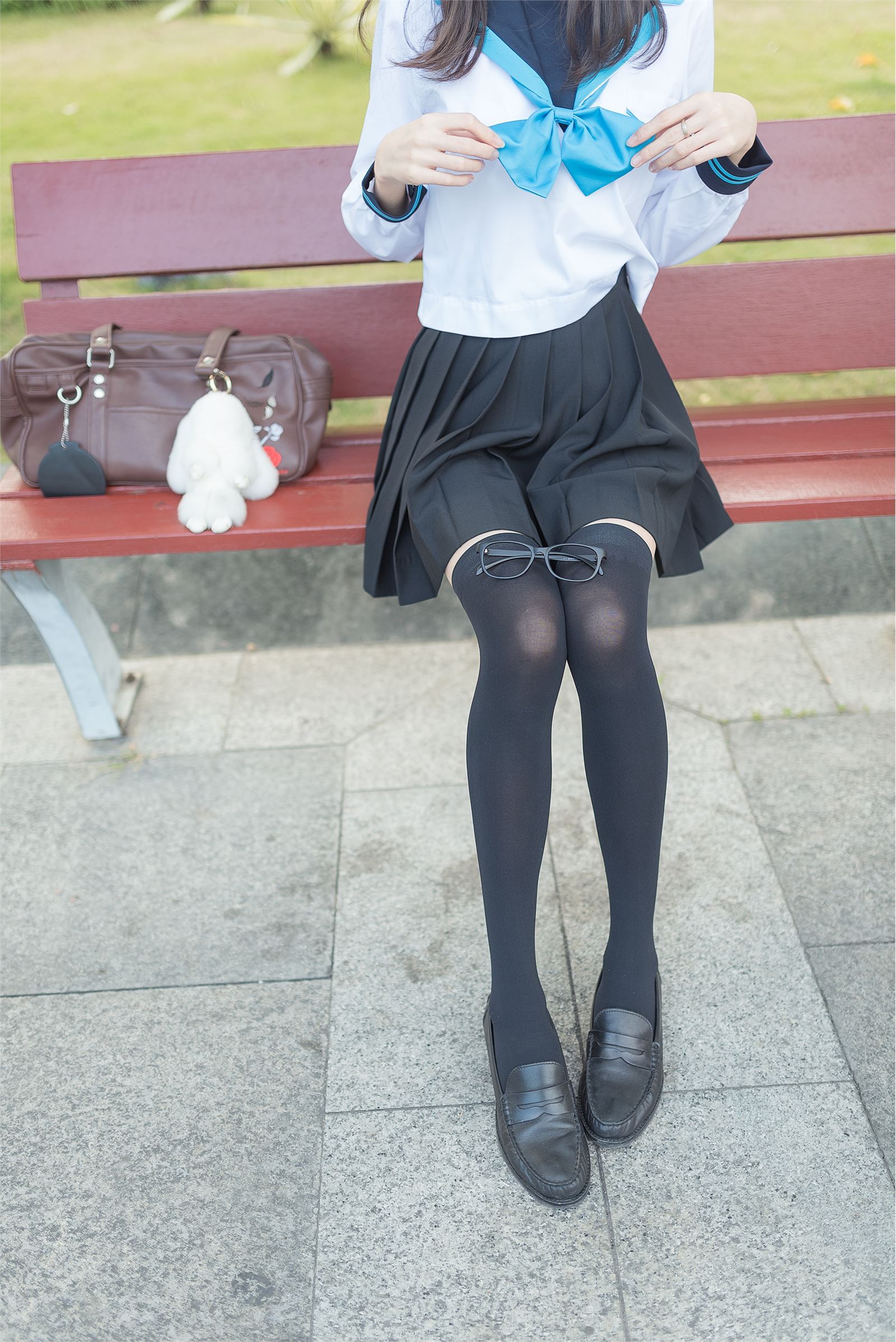 No.003 black silk legs outdoor