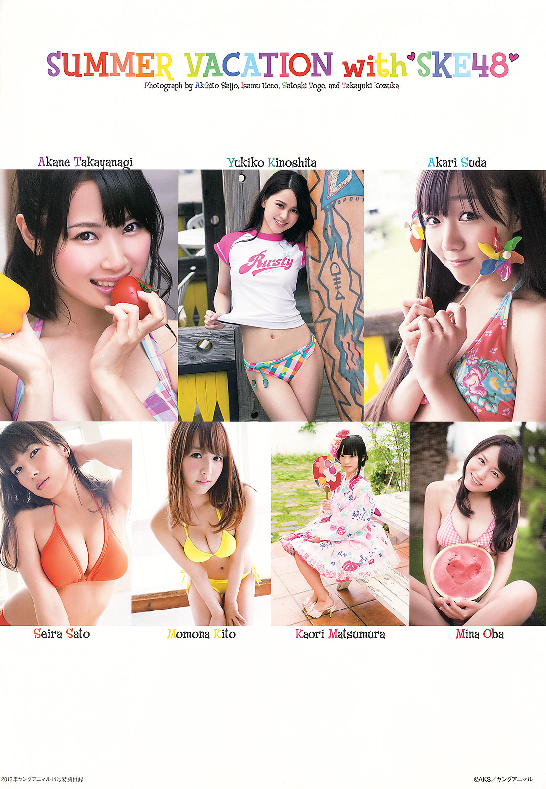 [Young Animal] 2013 No.86 SKE48