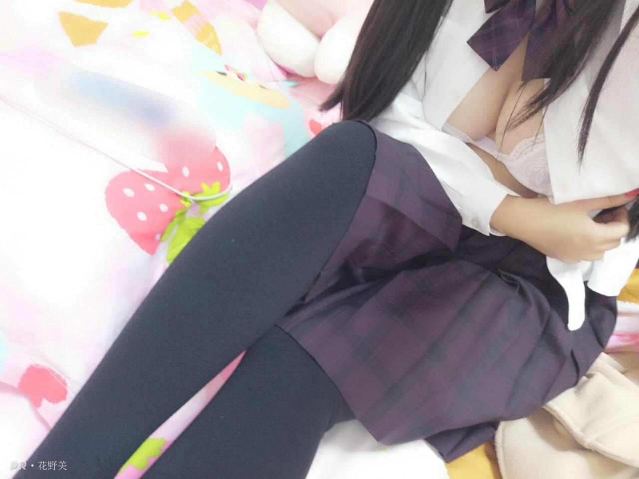 Huayemei - Brown Plaid school uniform