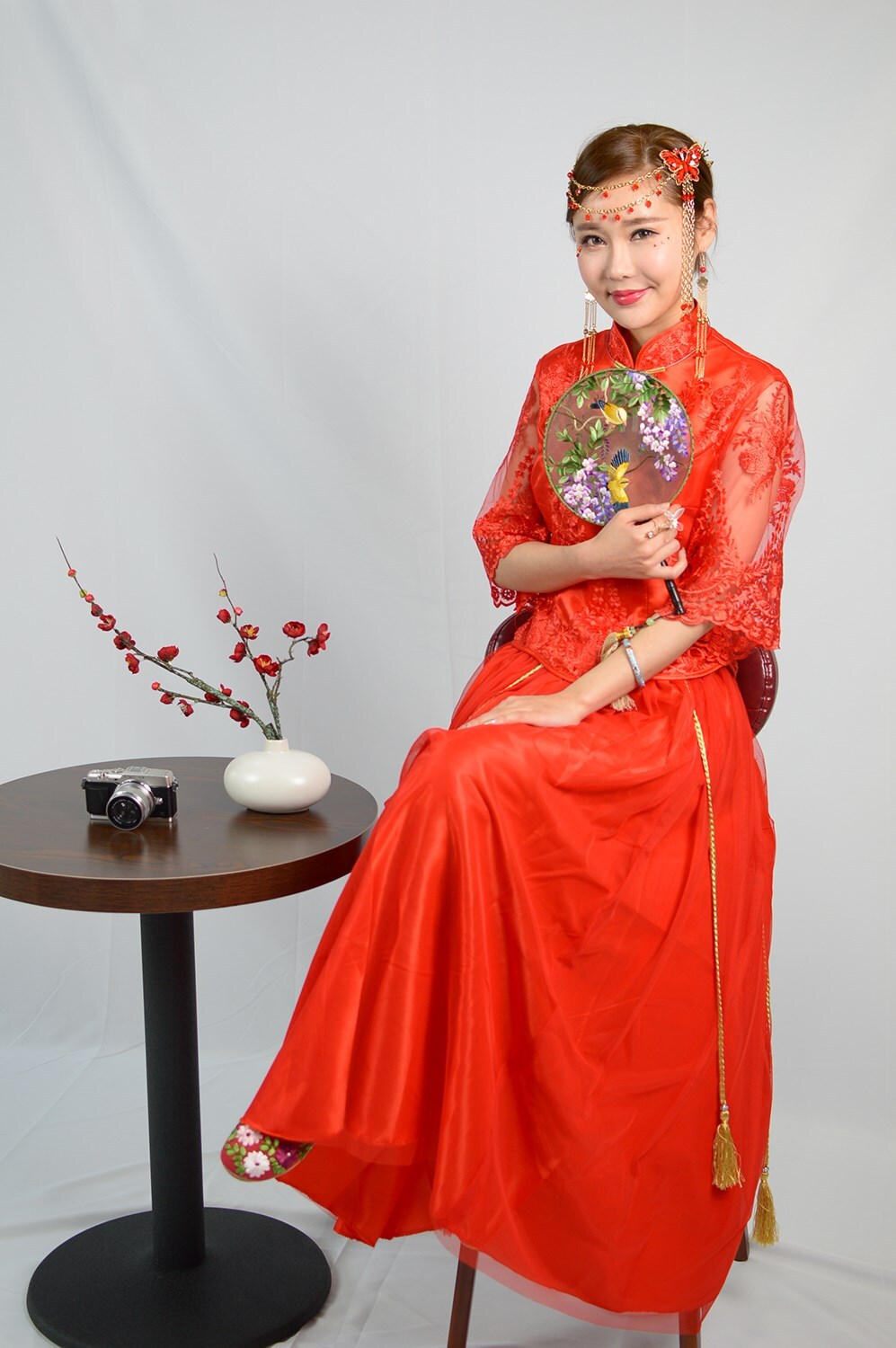 Cheongsam model of Olympus Shanghai 2018