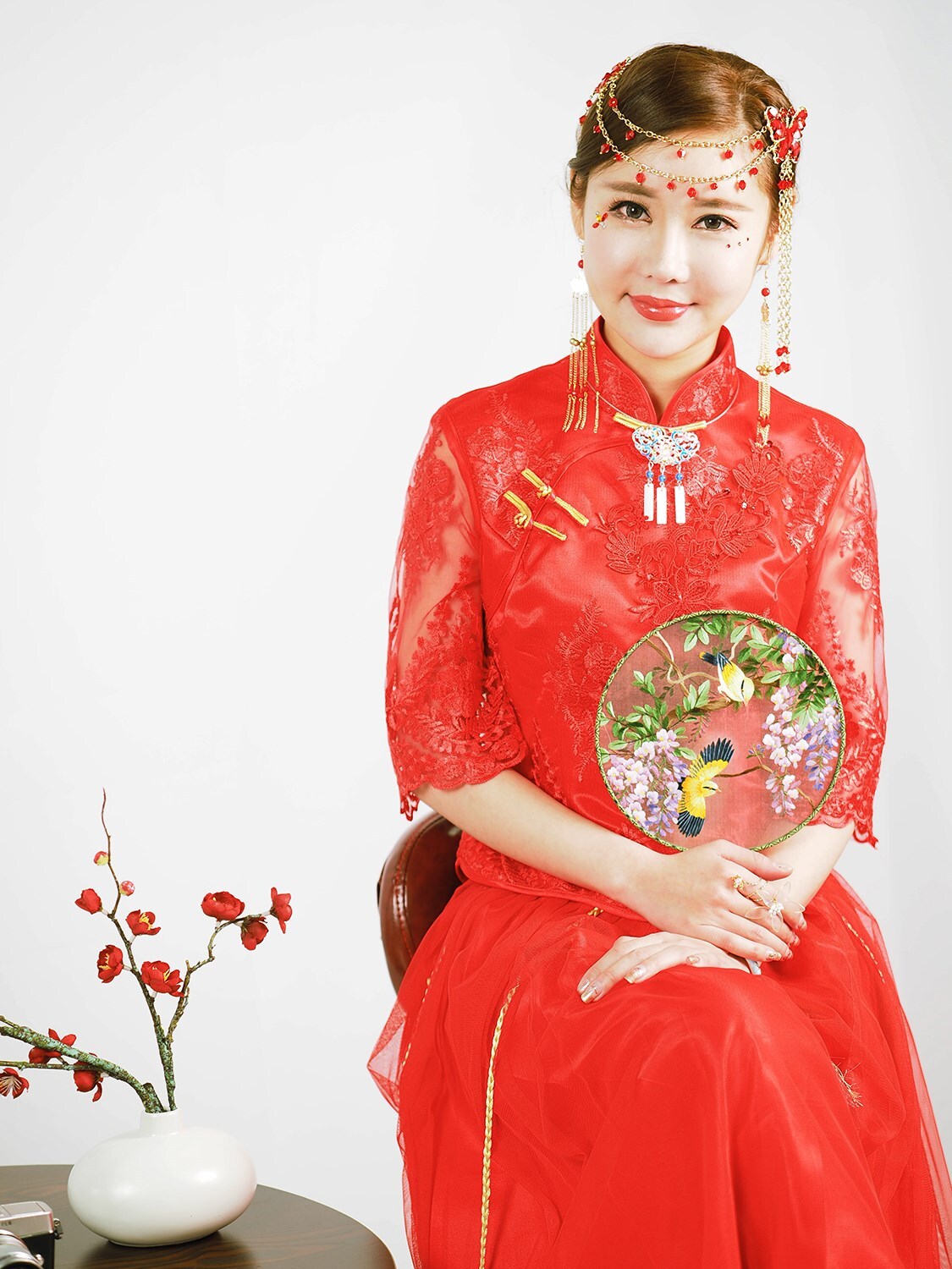 Cheongsam model of Olympus Shanghai 2018