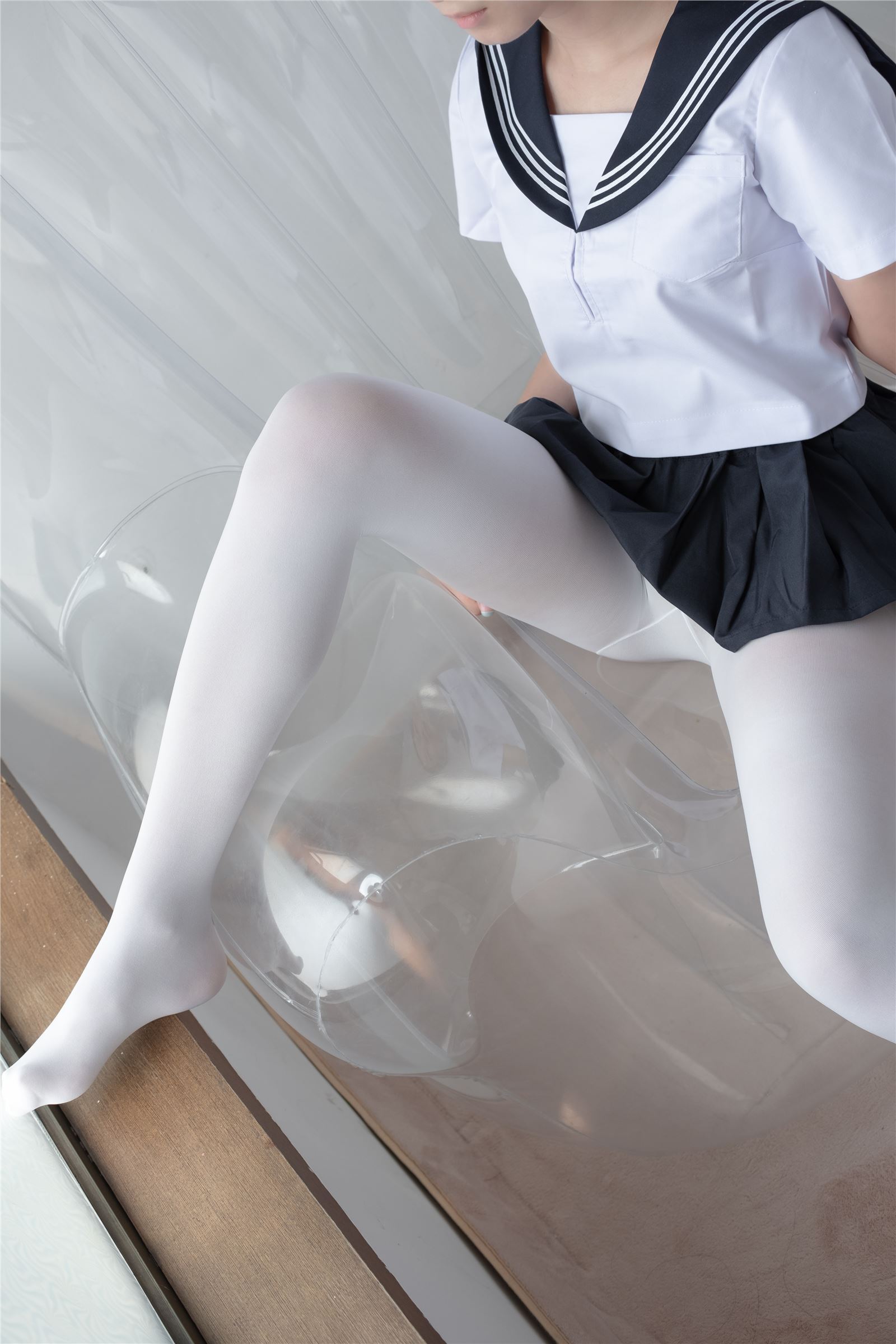 爱花写真 - [ALPHA-003] 白丝水手服