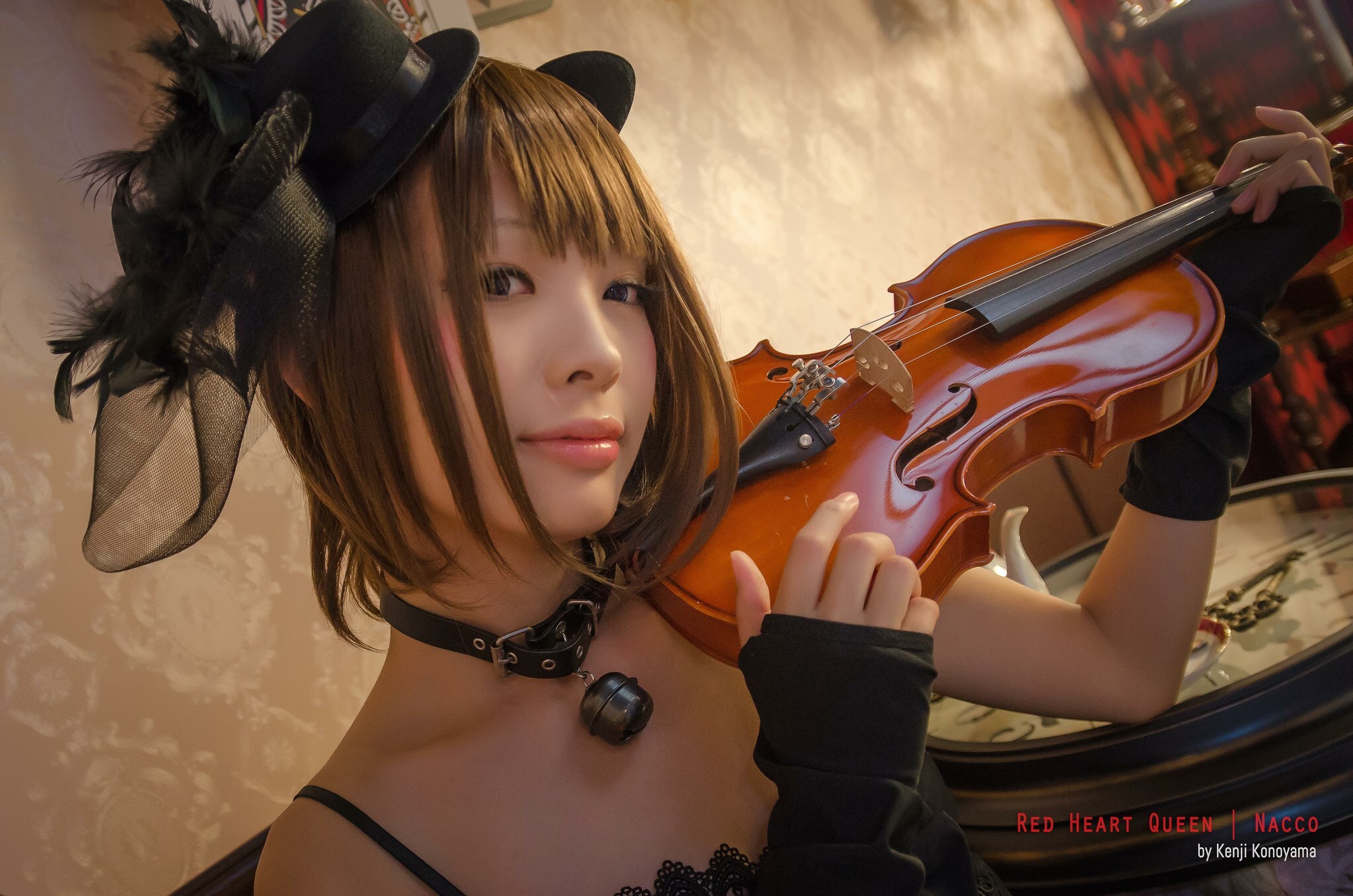 Nacco Cosplay コスプレ激萌黑色袜控Cos 1