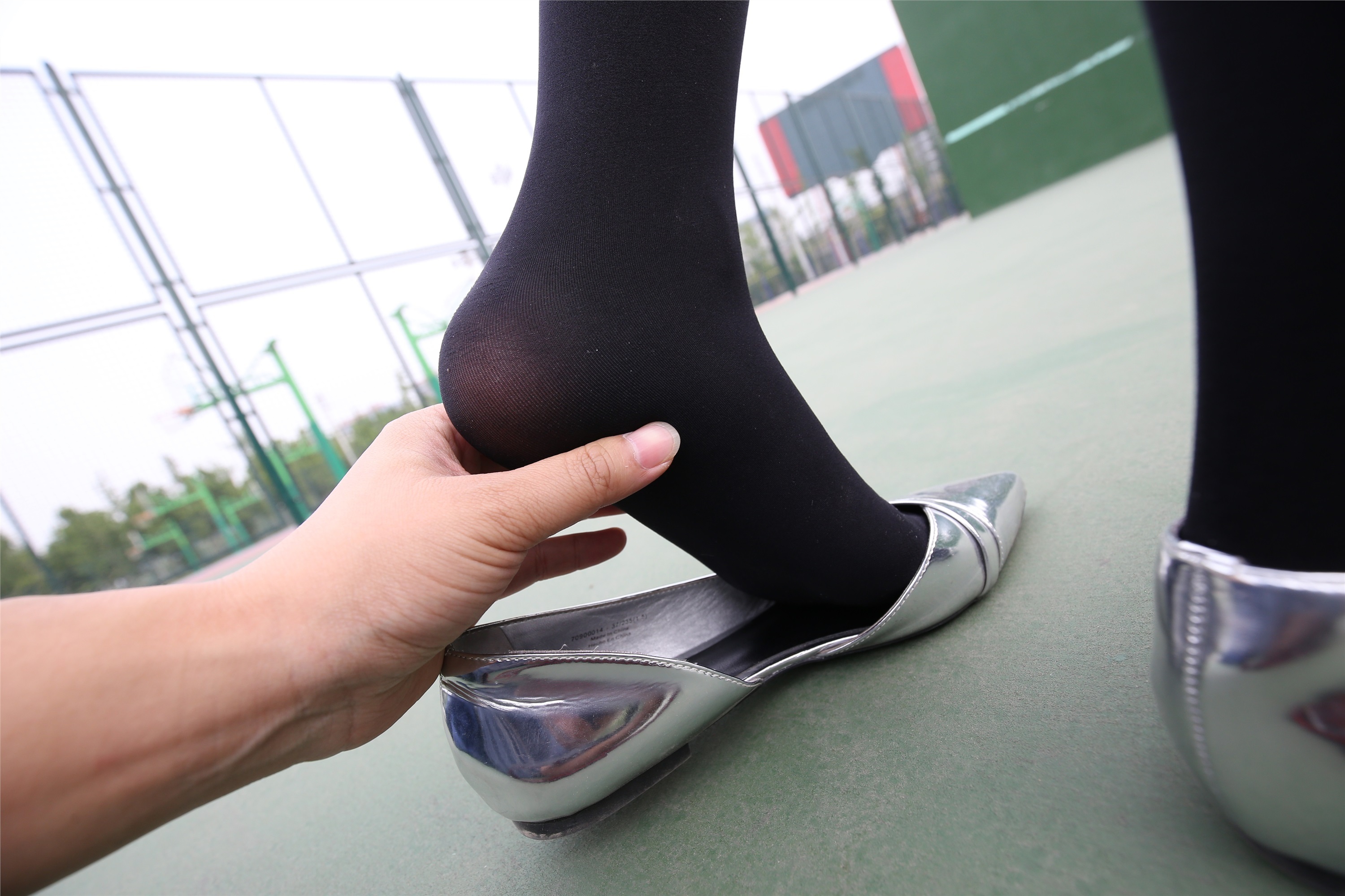 Z3-5 stewardess black socks 738p2