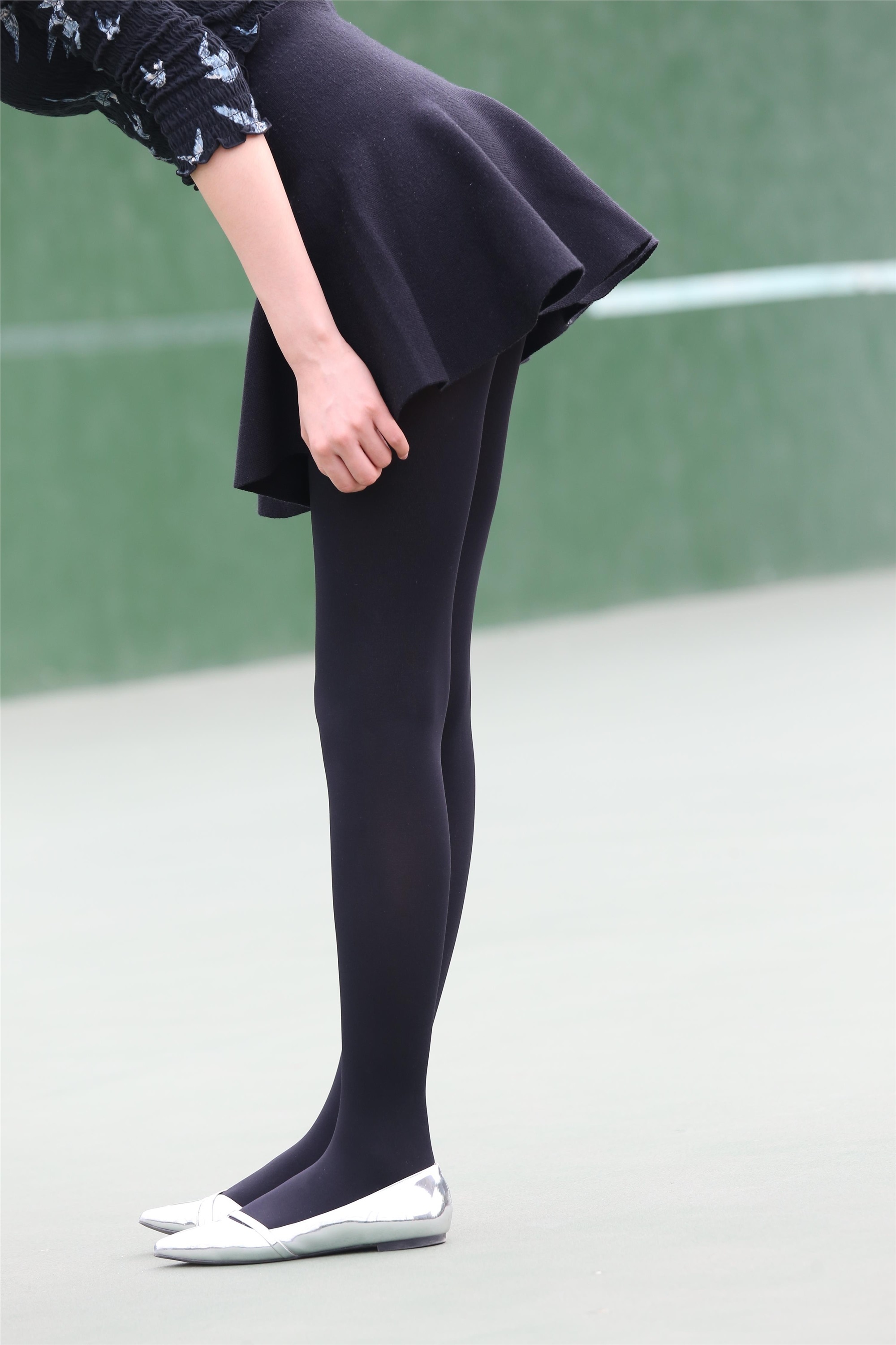 Z3-5 stewardess black socks 738p2