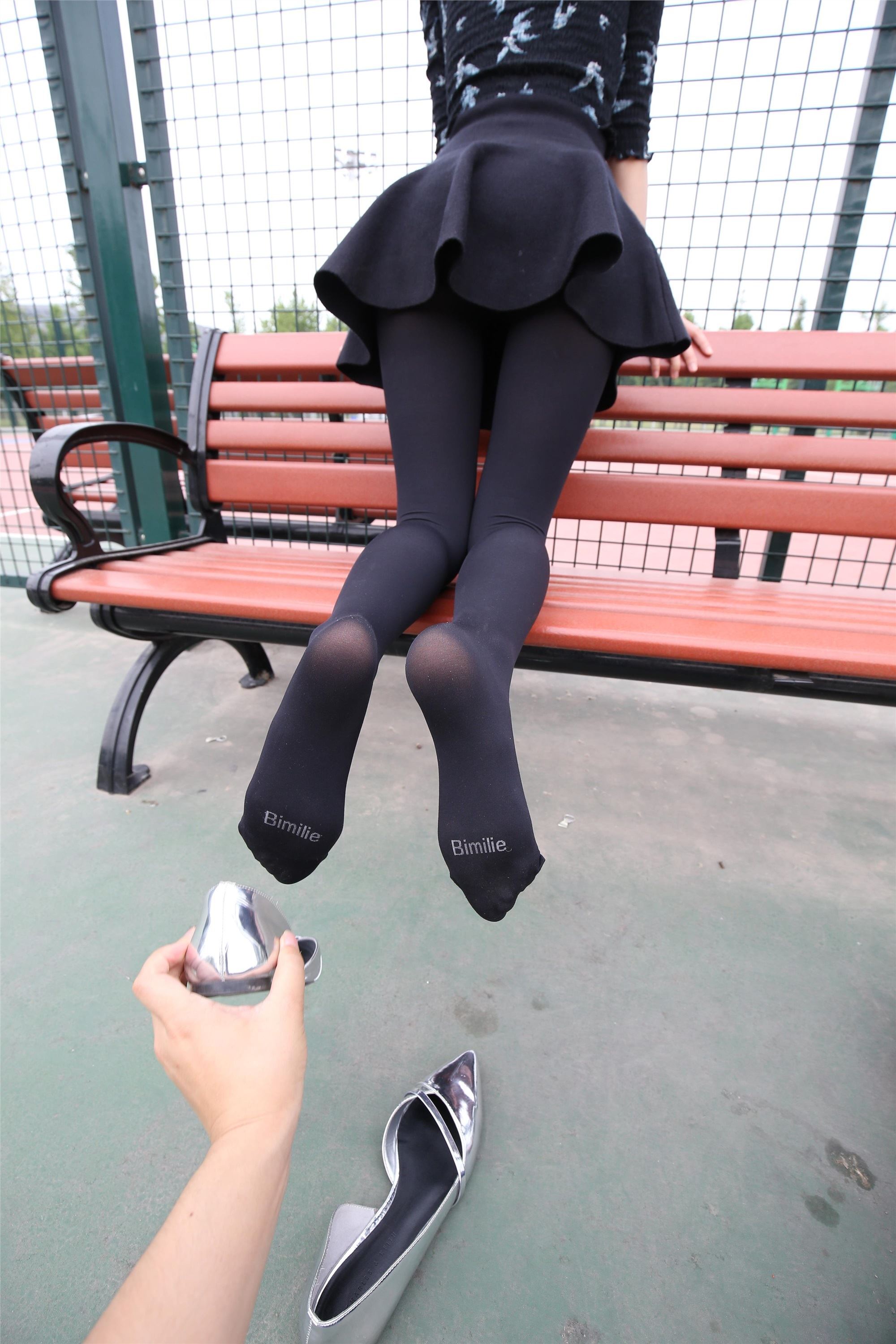 Z3-5 stewardess black socks 738p4