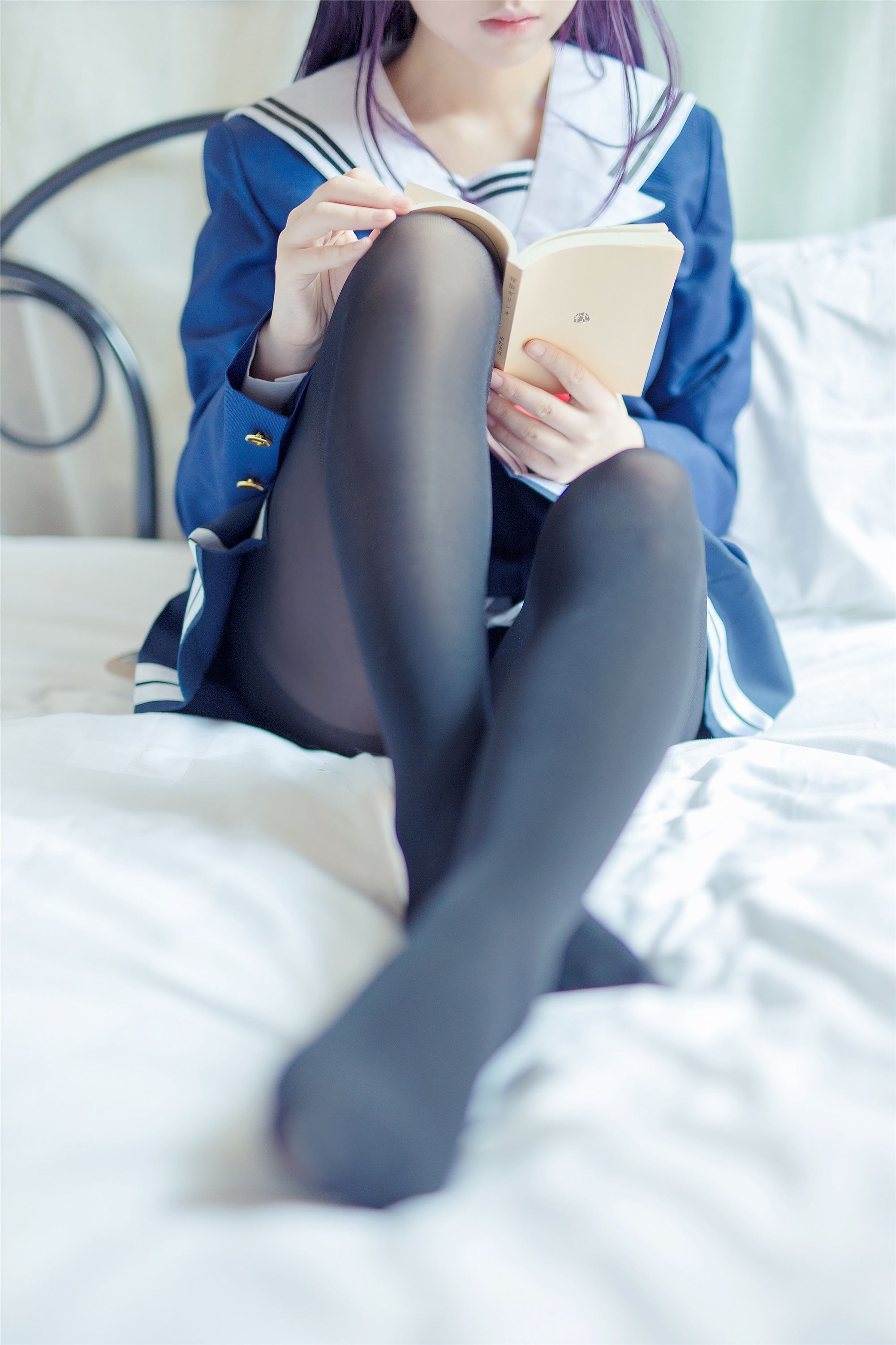 Rabbit play picture series knee socks~