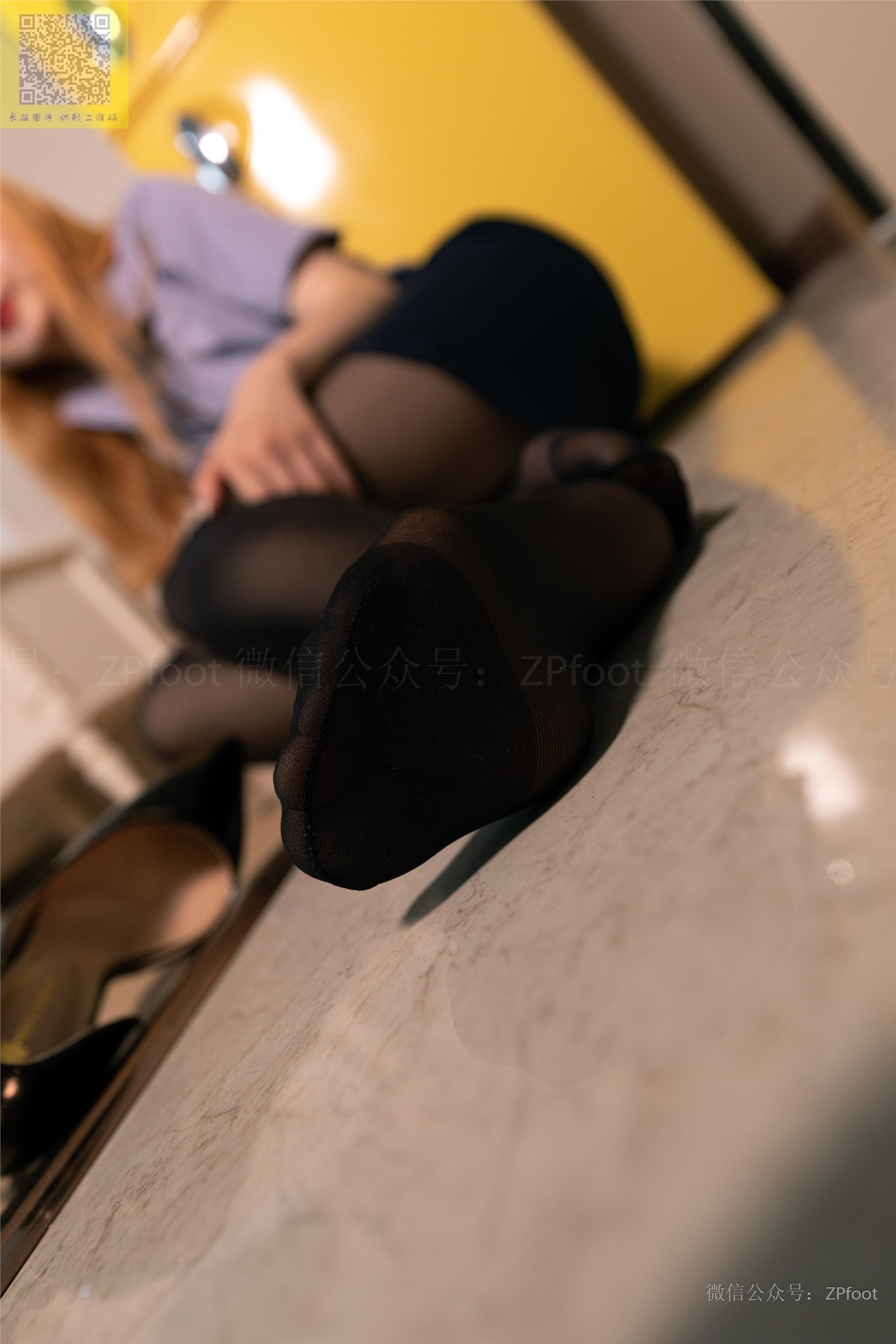 Camellia photography beautiful black silk legged young woman