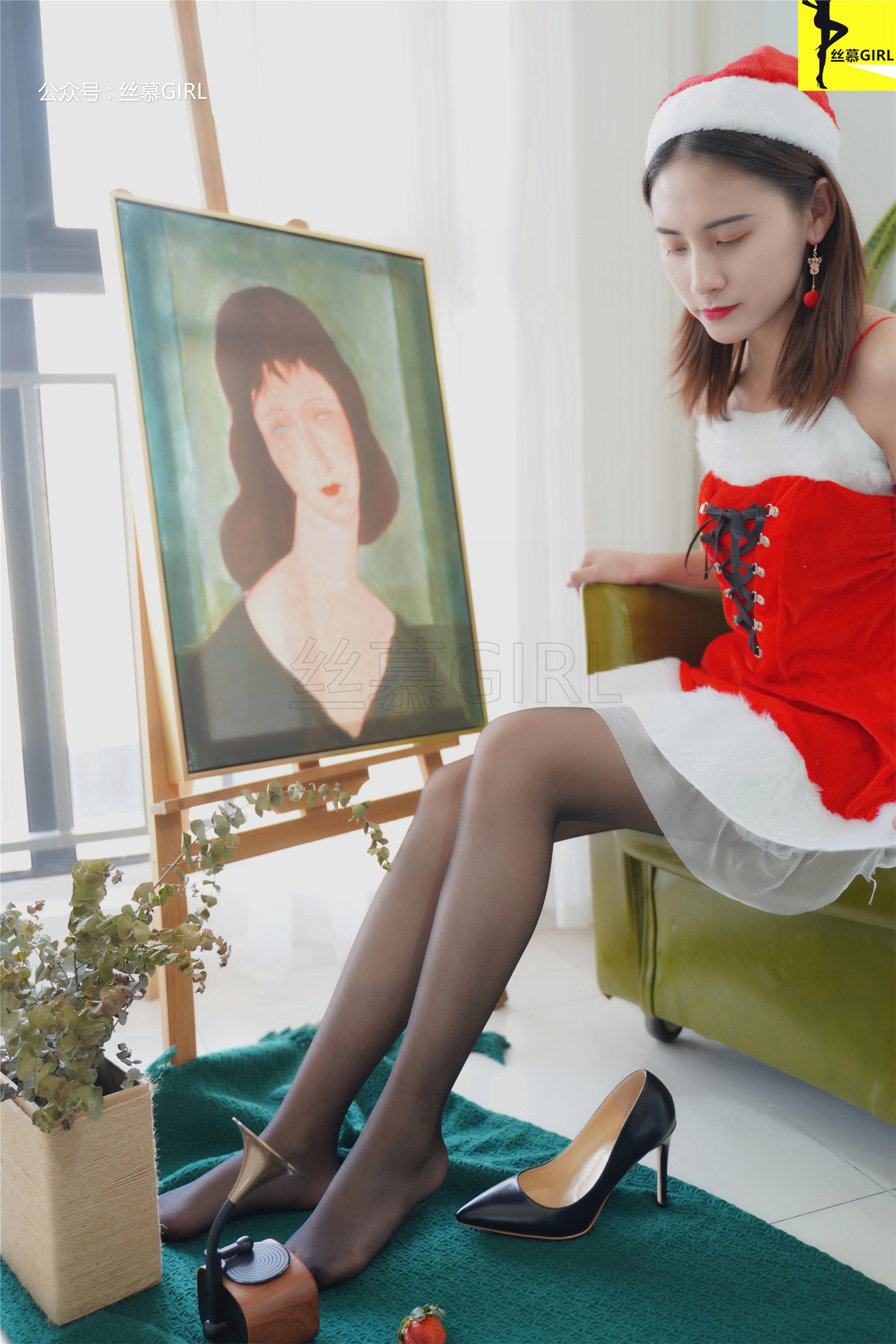 Simu photo issue 041 model: Ting Yi  Shuangshuang's Christmas Special