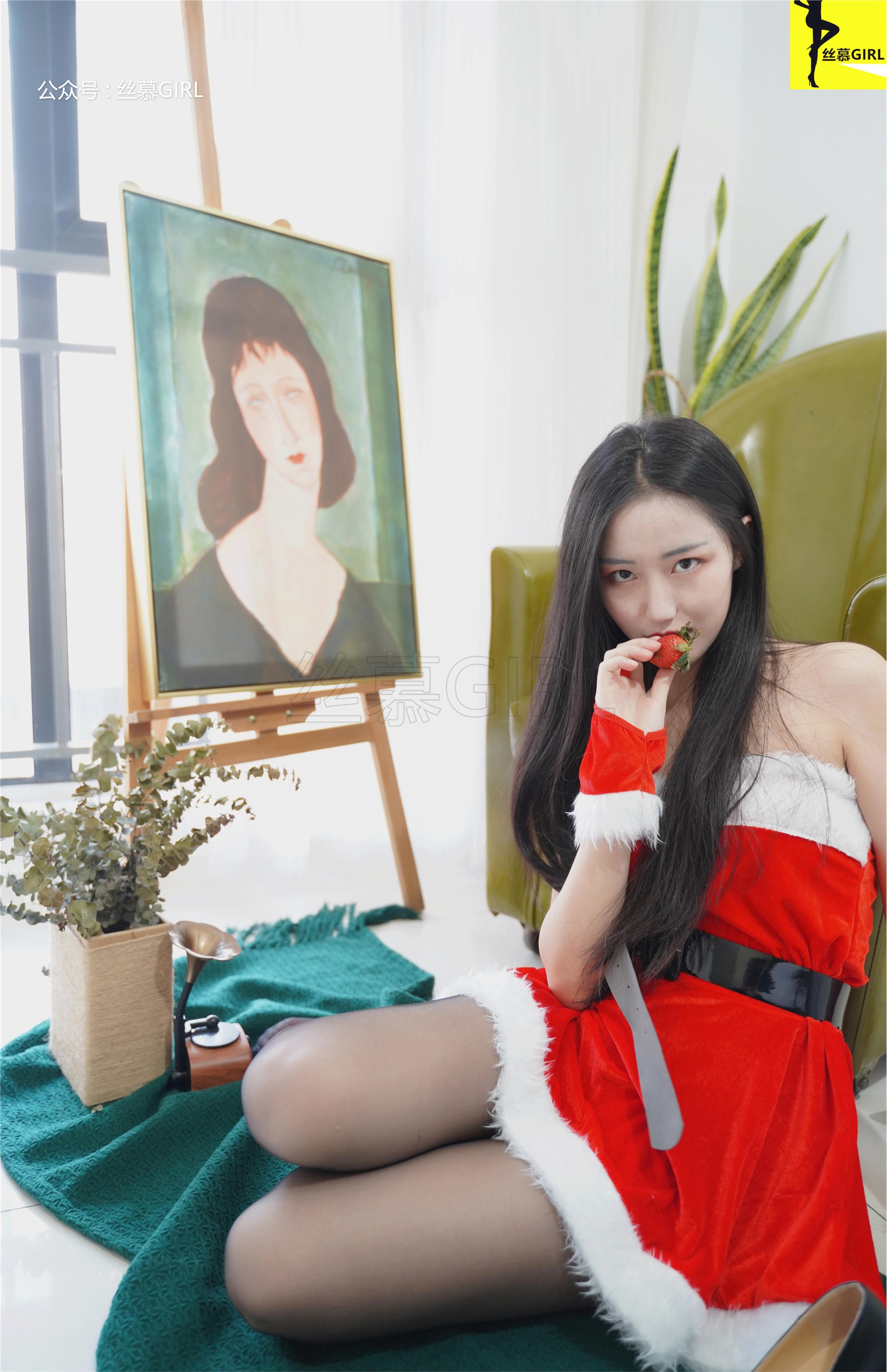 Simu photo issue 041 model: Ting Yi  Shuangshuang's Christmas Special