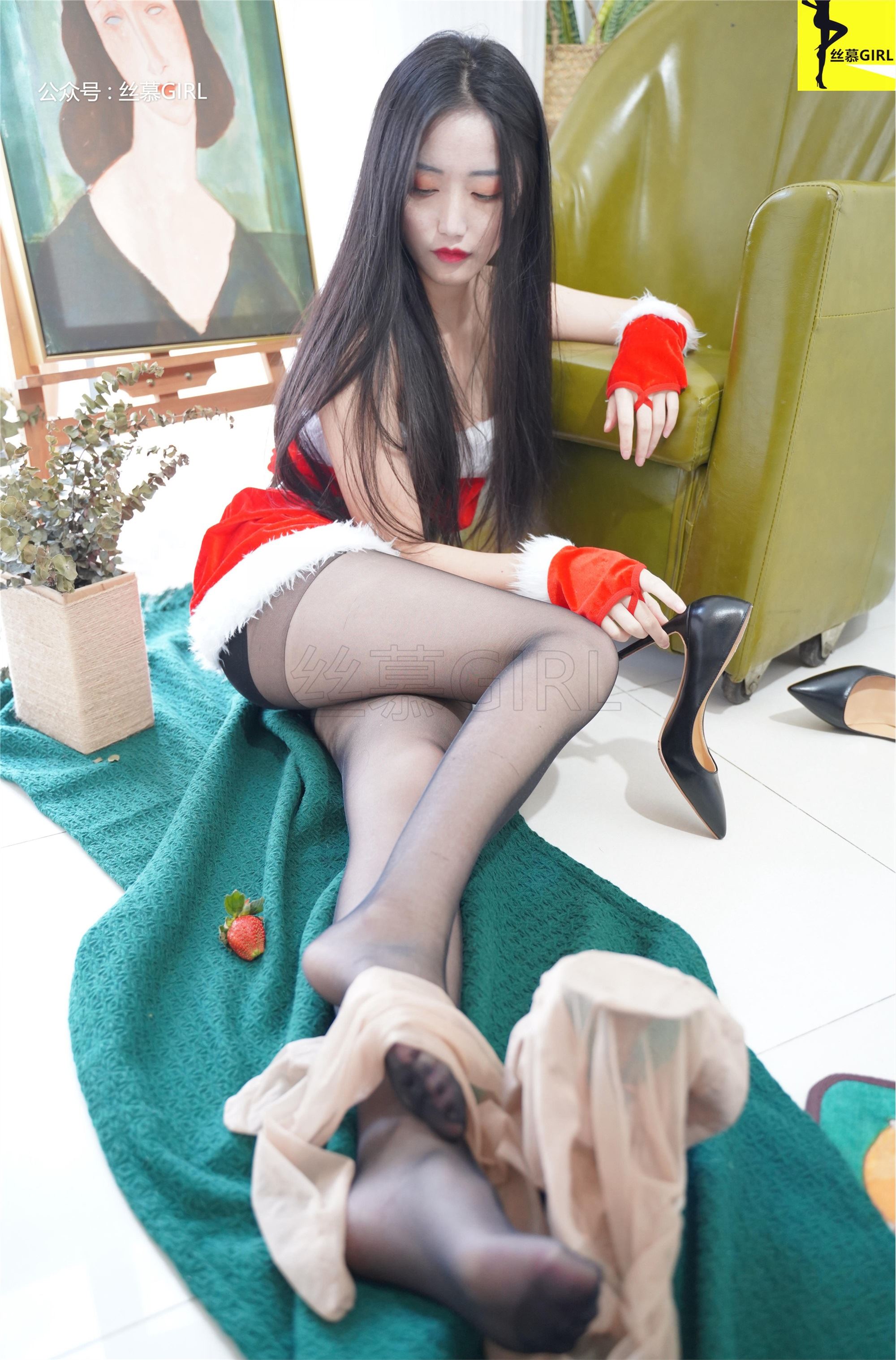 Simu photo issue 041 model: Ting Yi  Shuangshuang's Christmas Special